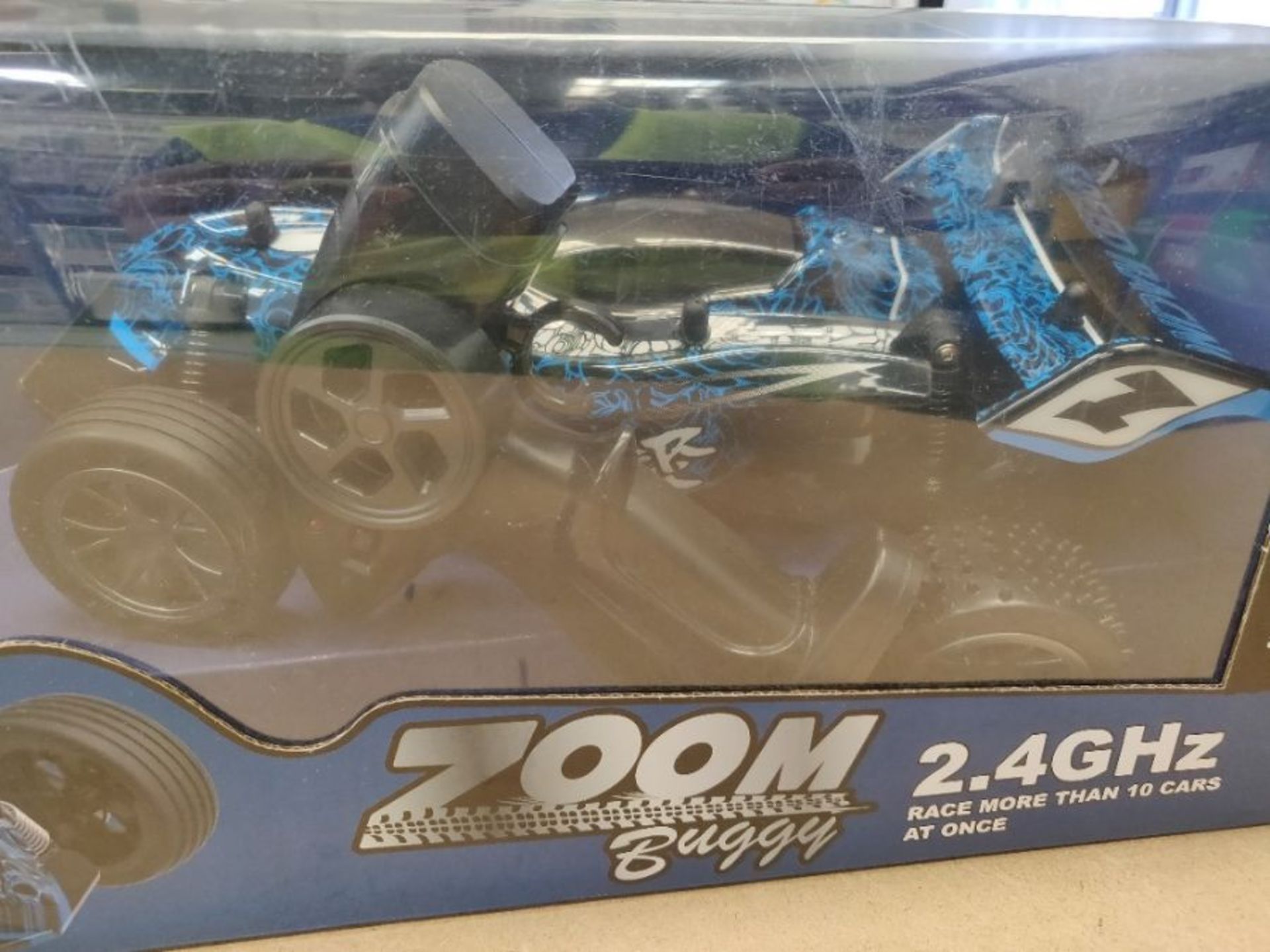 CMJ RC Cars 116HSRB Blue Remote Zoom Buggy 1:16 Electric Radio Controlled Car High Spe - Image 2 of 2