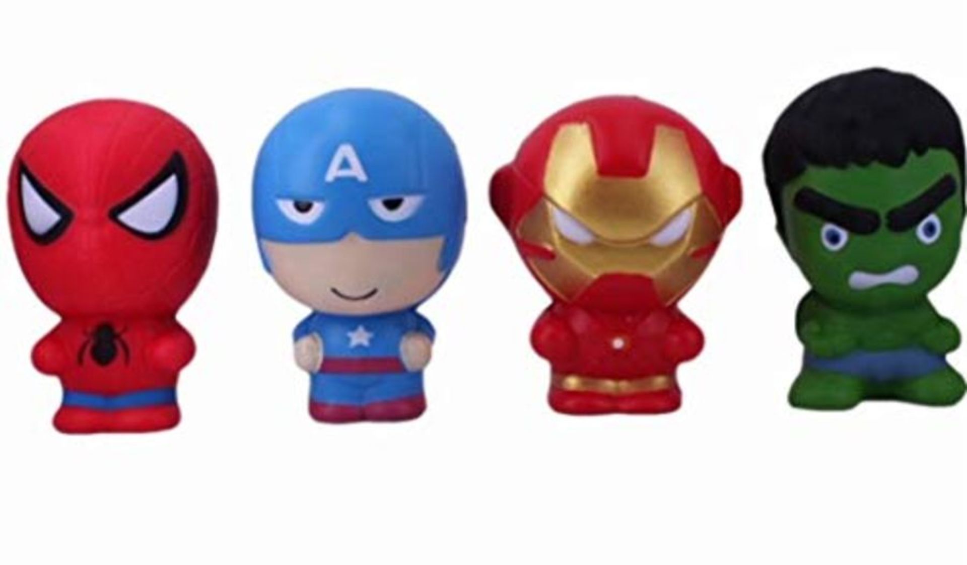 BKT Perform Marvel Superhero Toy Squishies Gift Film Characters Squishy 4 Pack Large S
