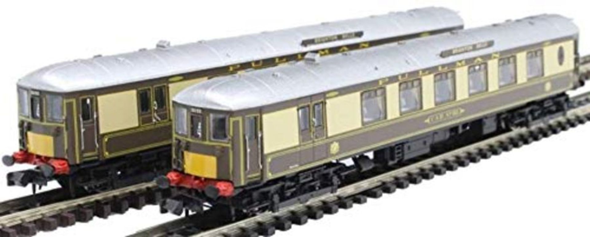 RRP £175.00 ARNOLD HN3006 Pullman, Set of 2 Coaches 5-BEL Brighton Belle, Coach and Railcar, Perio