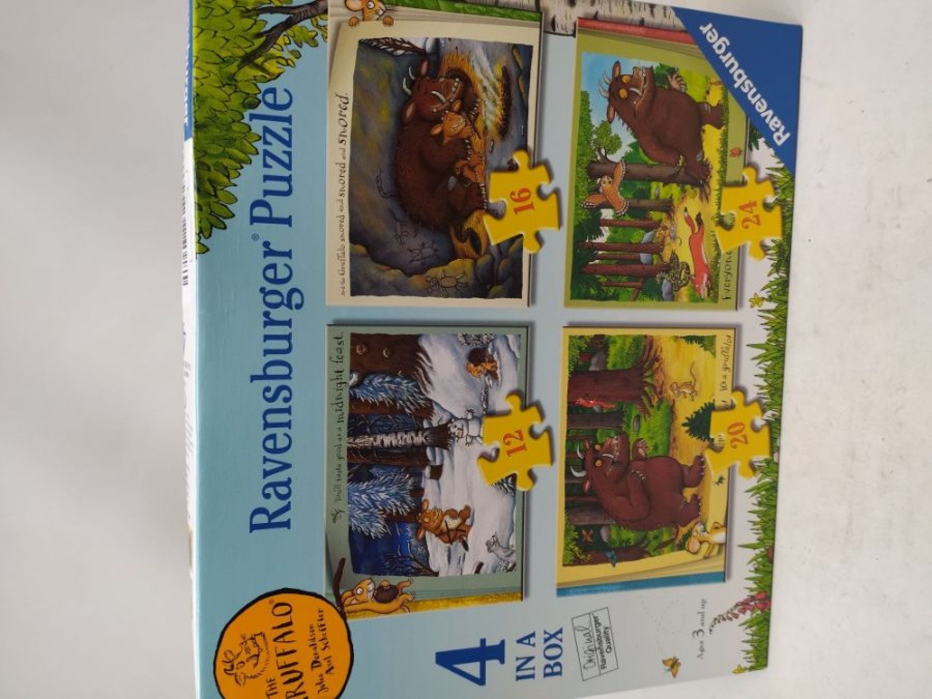 Ravensburger The Gruffalo 4 in Box (12, 16, 20, 24 Pieces) Jigsaw Puzzles for Kids Age - Image 2 of 2