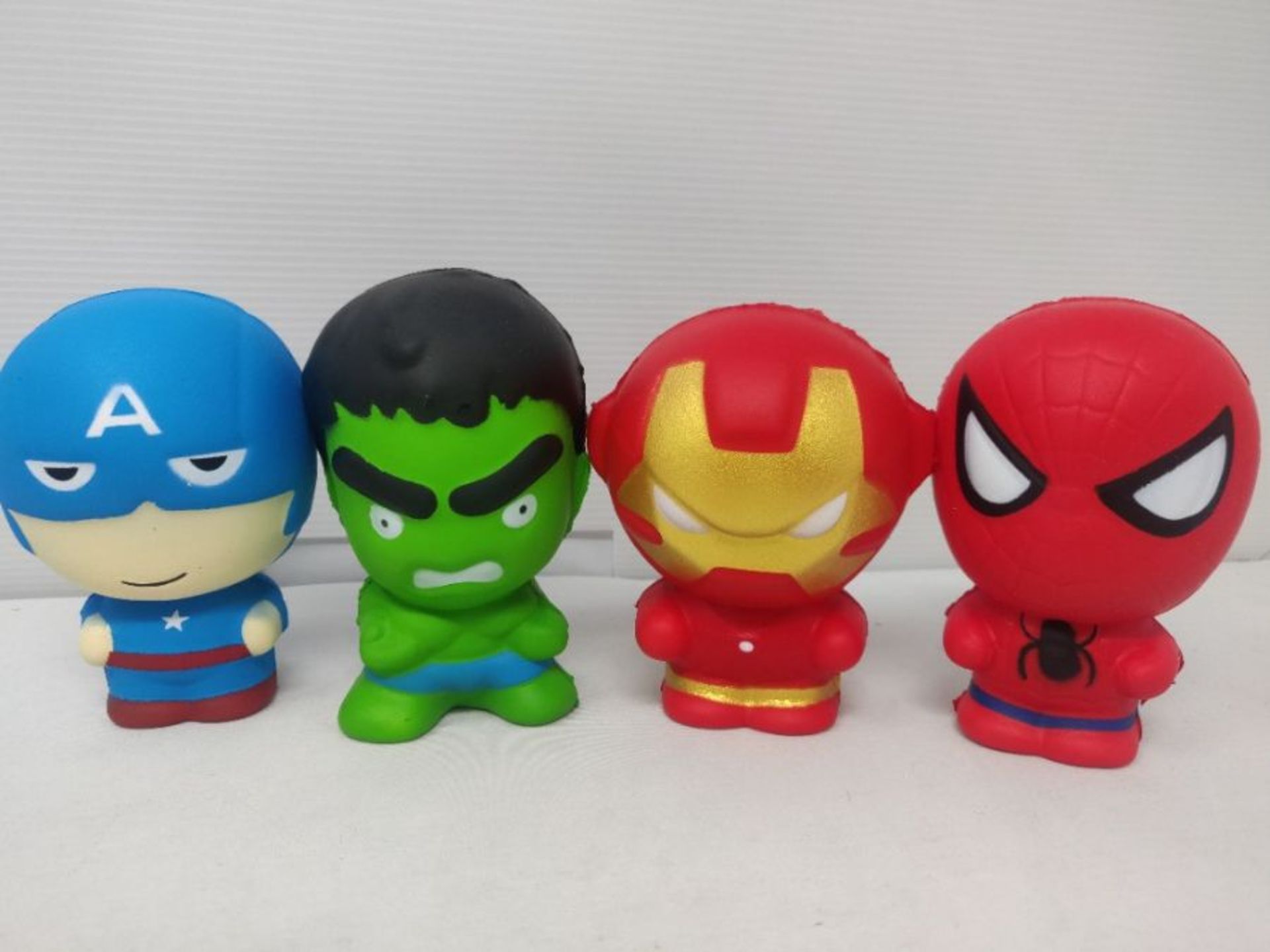 BKT Perform Marvel Superhero Toy Squishies Gift Film Characters Squishy 4 Pack Large S - Image 3 of 3