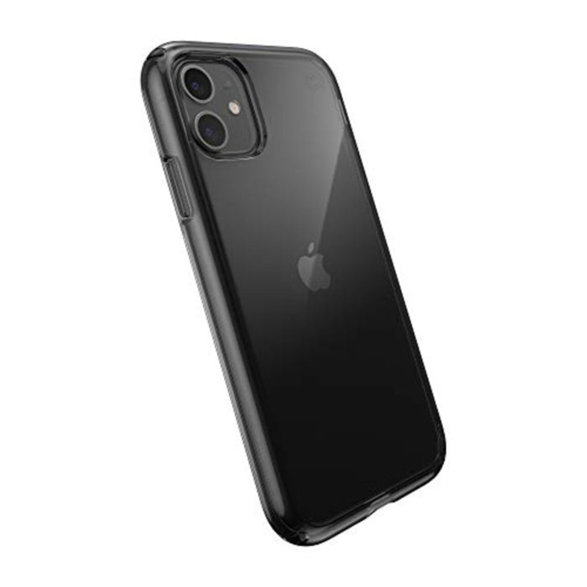 Speck Products Presidio Perfect-Clear iPhone 11 Case, Obsidian/Obsidian