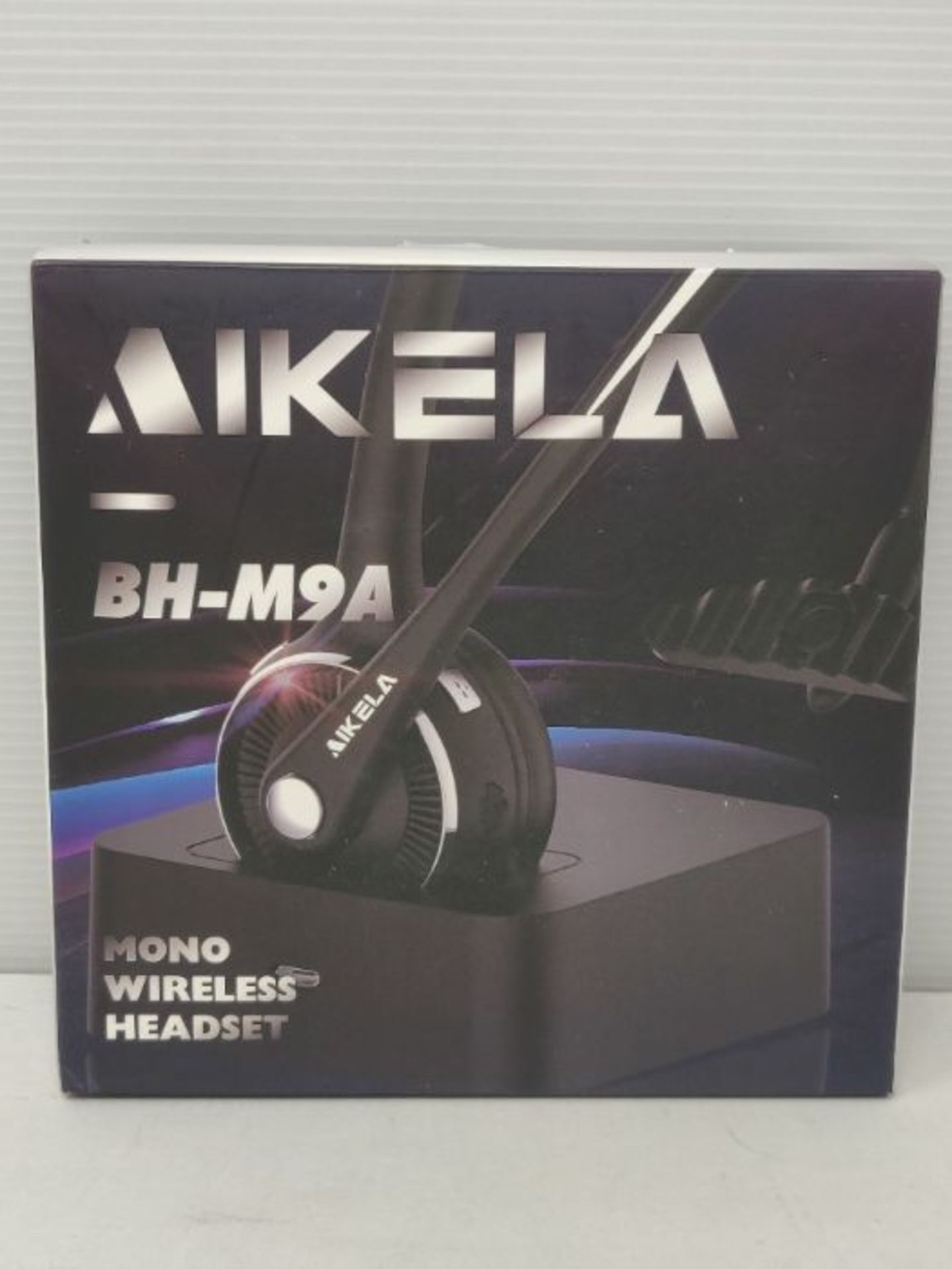 AIKELA V5.0 Bluetooth Headset with Noise Cancelling Microphone, Wireless Headset with - Image 2 of 3