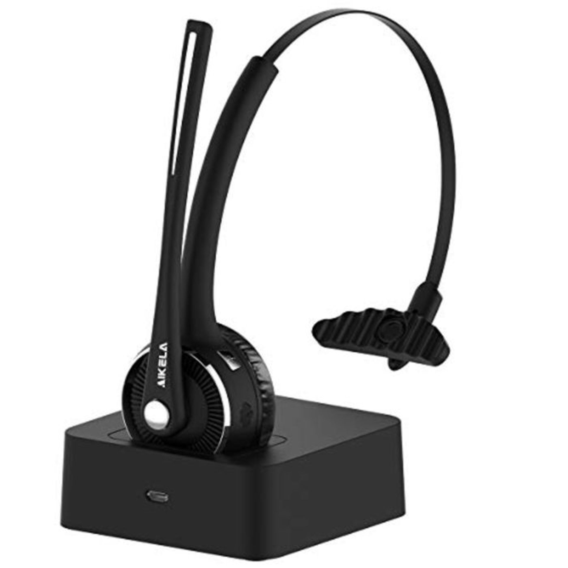 AIKELA V5.0 Bluetooth Headset with Noise Cancelling Microphone, Wireless Headset with