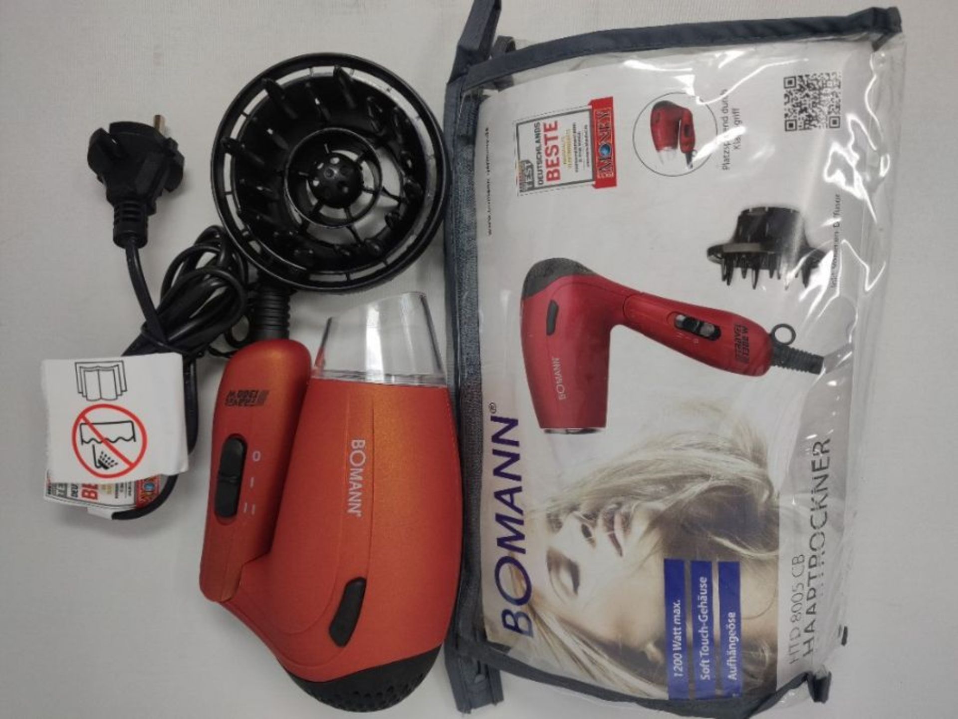 Bomann HTD 8005 CB - Travel Hairdryer - Image 2 of 2