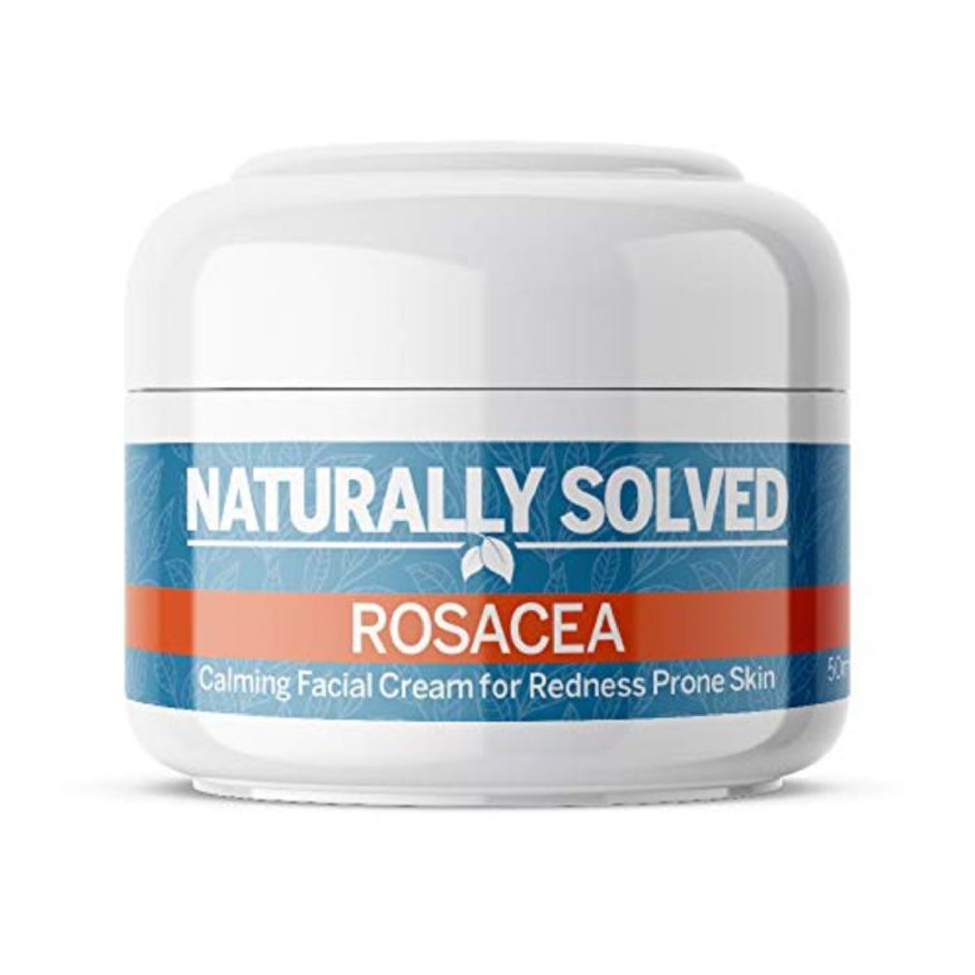 Naturally Solved Rosacea Anti Redness Day Cream Moisturiser. For Irritated Red Sensiti