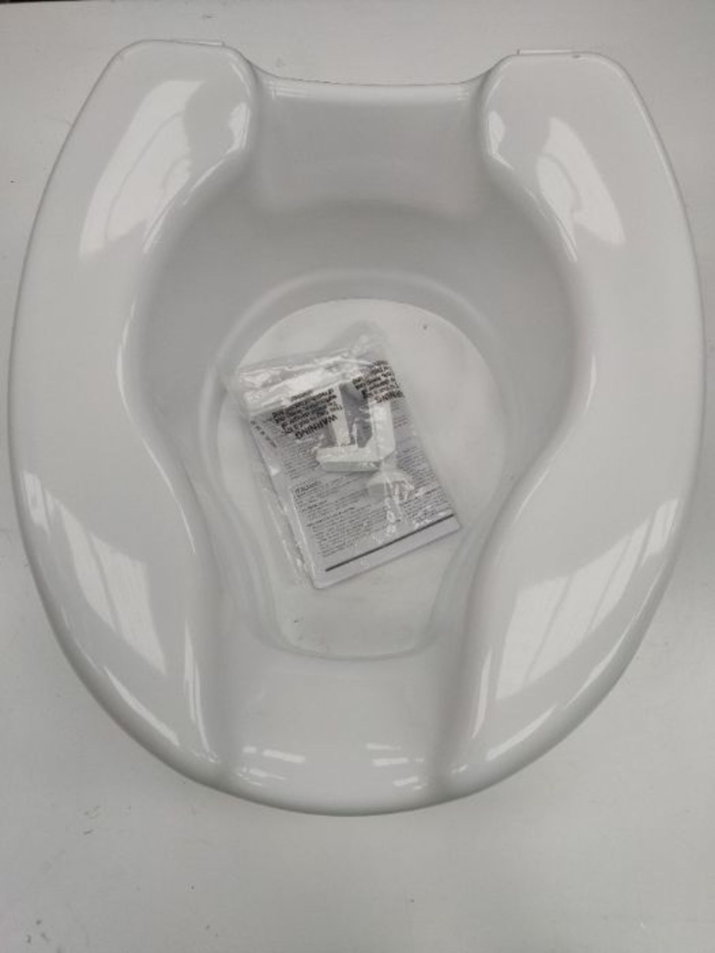 Homecraft Savanah Raised Toilet Seat, 15cm(6") High Elevated Toilet Seat Locks Onto To - Image 3 of 3