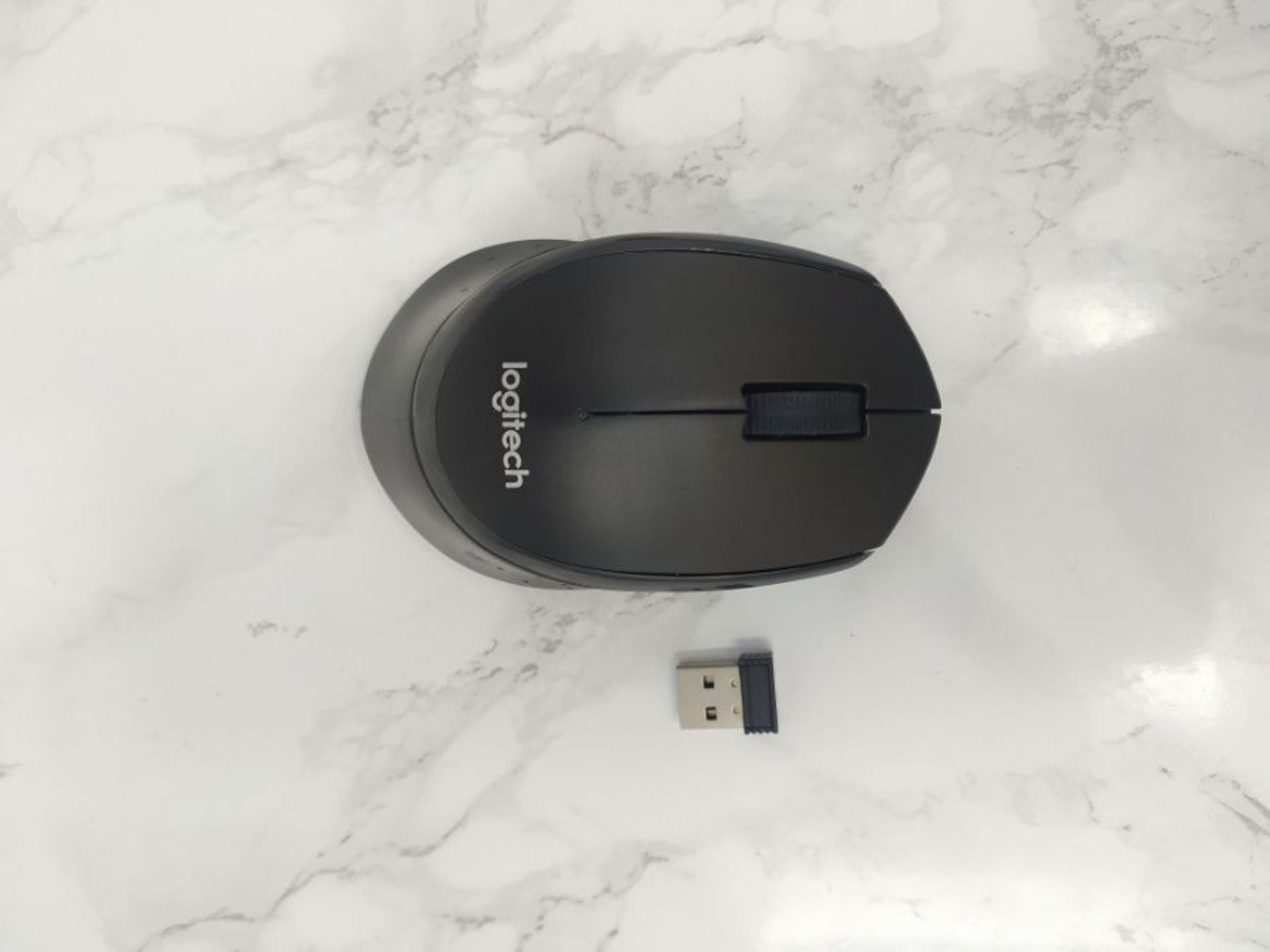 Logitech M330 Silent Plus Wireless Mouse, 2.4GHz with USB Nano Receiver, 1000 DPI Opti - Image 3 of 3