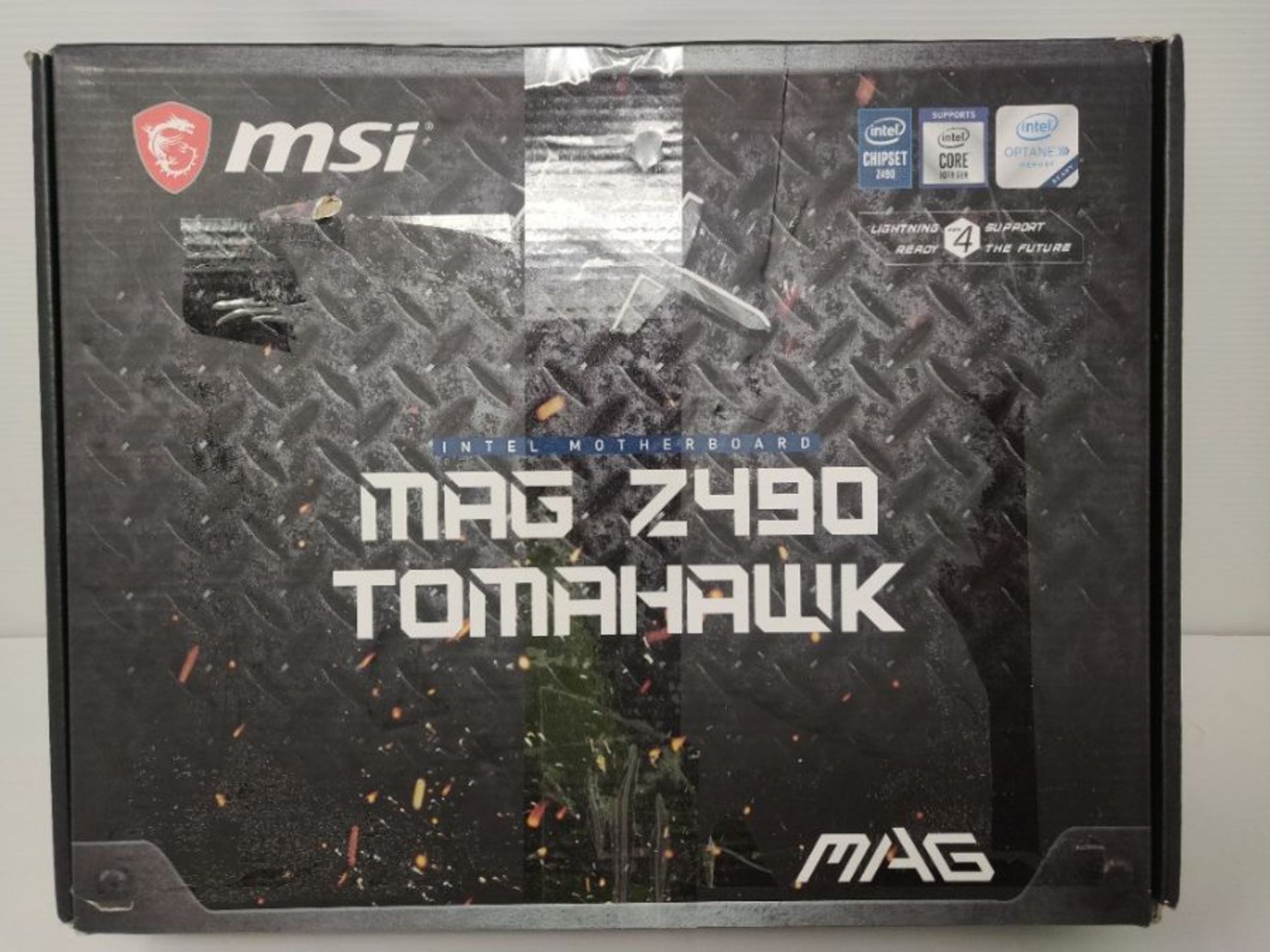 RRP £178.00 MSI MAG Z490 TOMAHAWK Motherboard ATX, LGA1200, DDR4, Dual LAN, USB 3.2 Gen2, Lightnin - Image 2 of 3