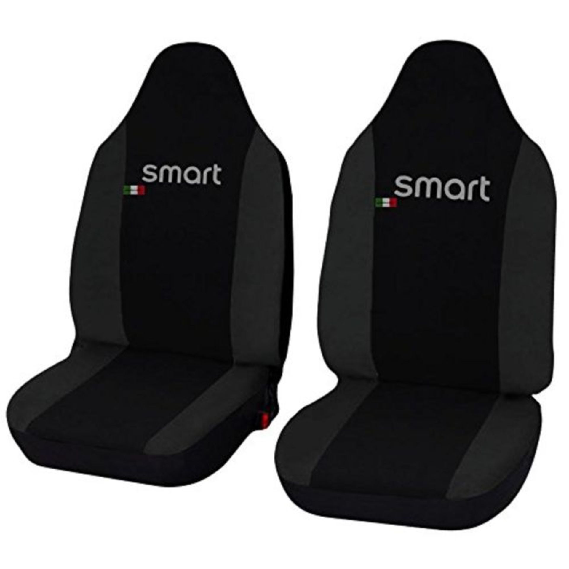Lupex Shop Smart.3s_N.Gs Car Seat Cover, Black/Dark Grey