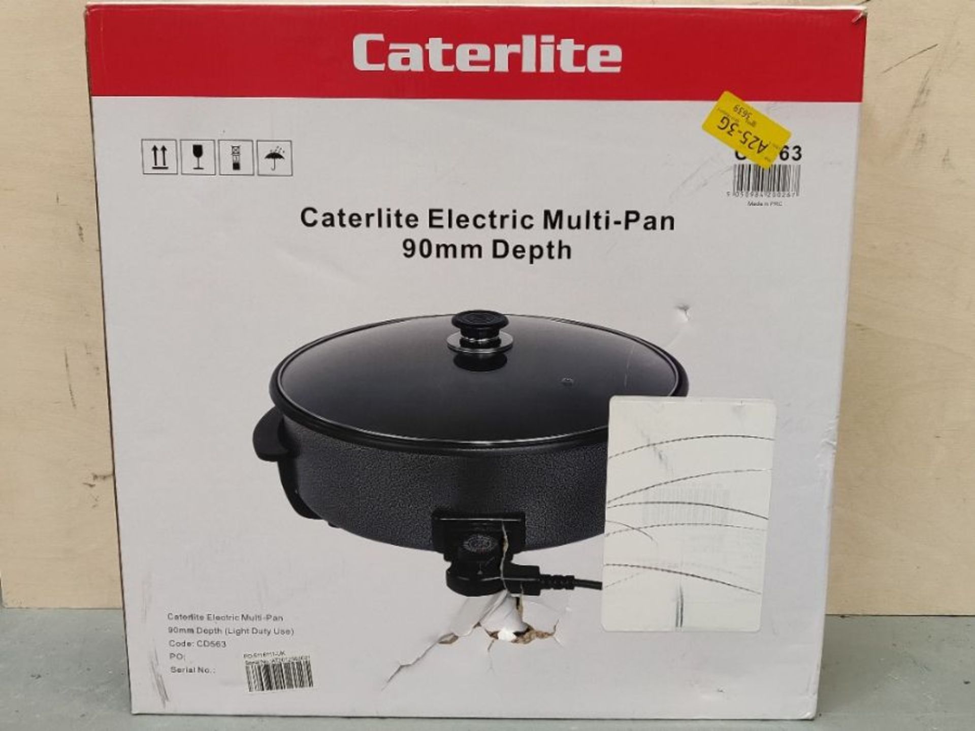 Caterlite CD563 Electric Multi-Pan, 90 mm, 1.5 Kilowatt - Image 2 of 3