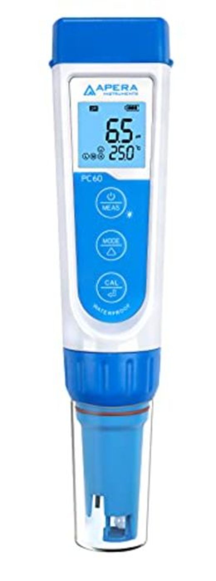 RRP £114.00 Apera Instruments PC60 Premium pH/EC/TDS/Salinity Multi-Parameter Pocket Tester, Repla