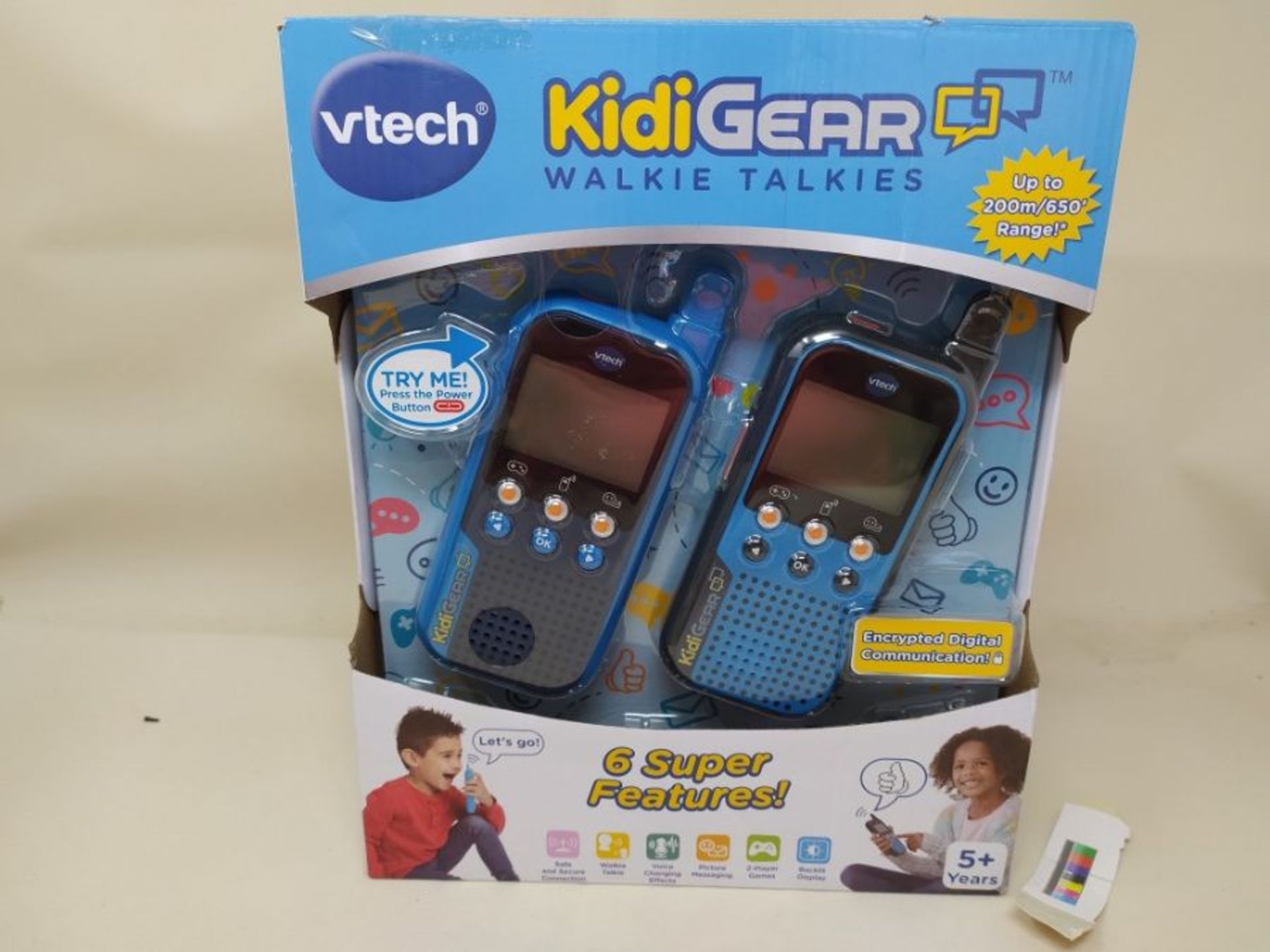 VTech KidiGear Walkie Talkies for Kids, Outdoor 65-foot Long Distance Walkie Talkies w