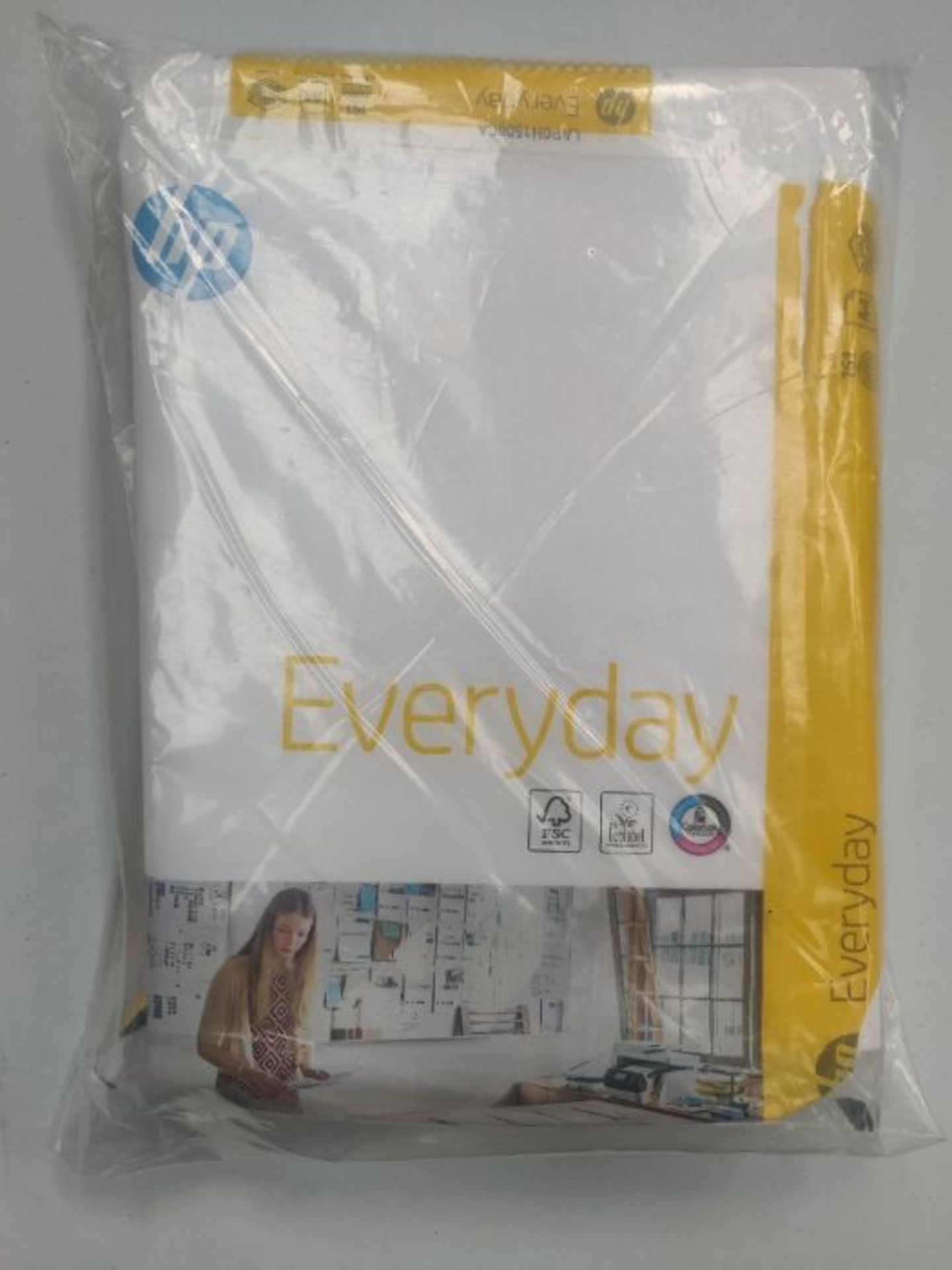 HP Printer Paper, Everyday A4 Paper, 210x297mm, 75gsm, 1 Ream, 500 Sheets - FSC Certif - Image 2 of 2