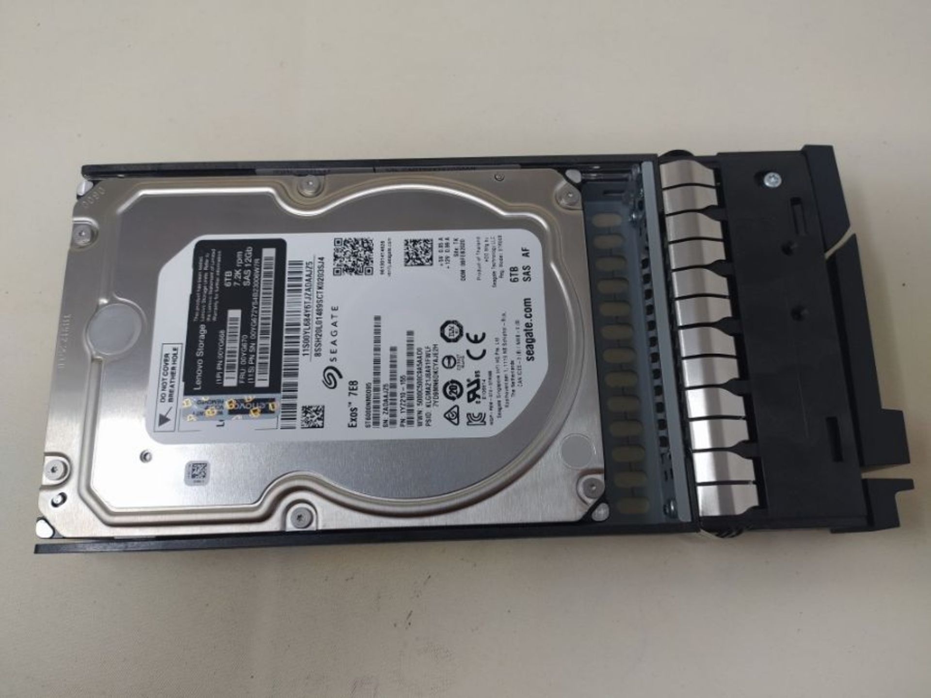 RRP £324.00 Lenovo Hard Drive 6 TB Hot Swap 3.5" SAS NL 7200 RPM for Storage D1212 4587 - Image 2 of 2