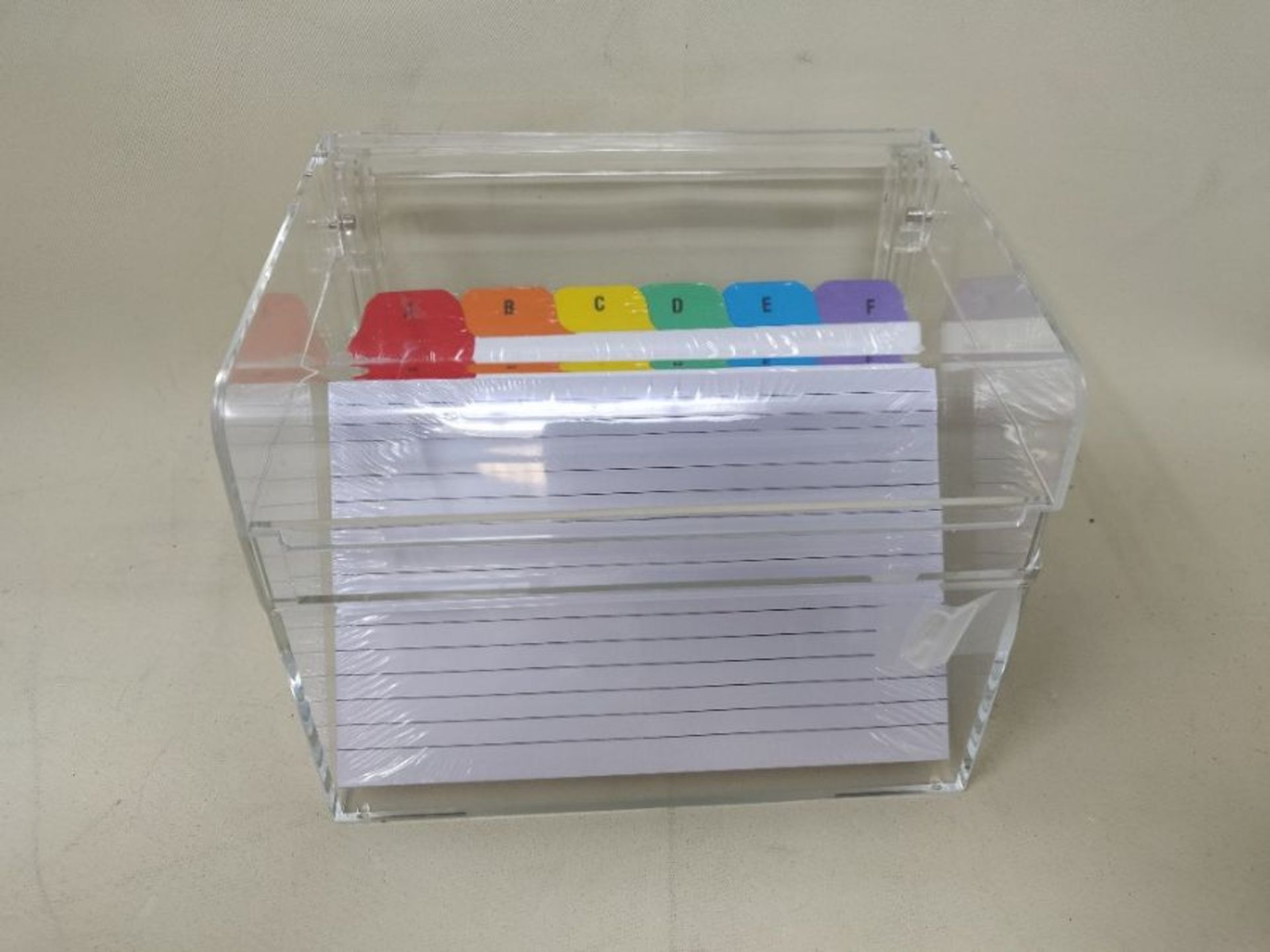 OSCO-Inch Acrylic Index Box, Clear(Medium) - Image 3 of 3