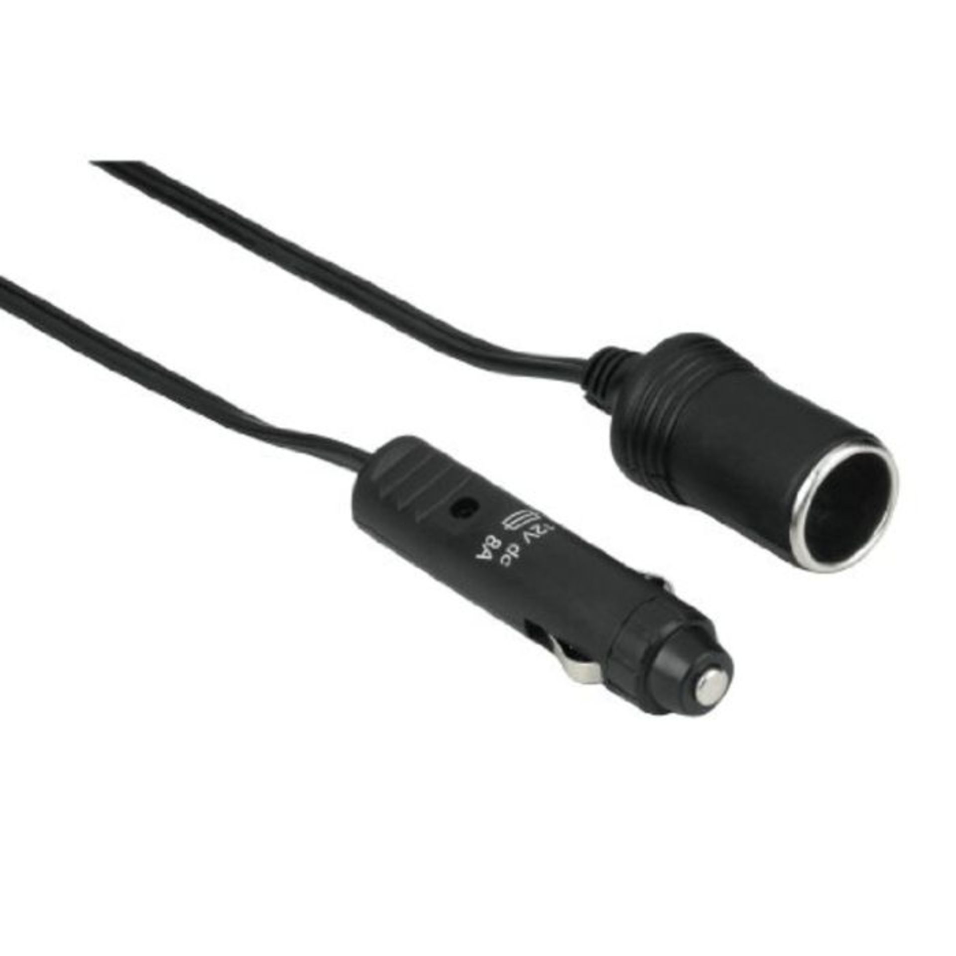 Hama 116028 6m Extension Cable for Vehicle Cigarette Sockets, Black