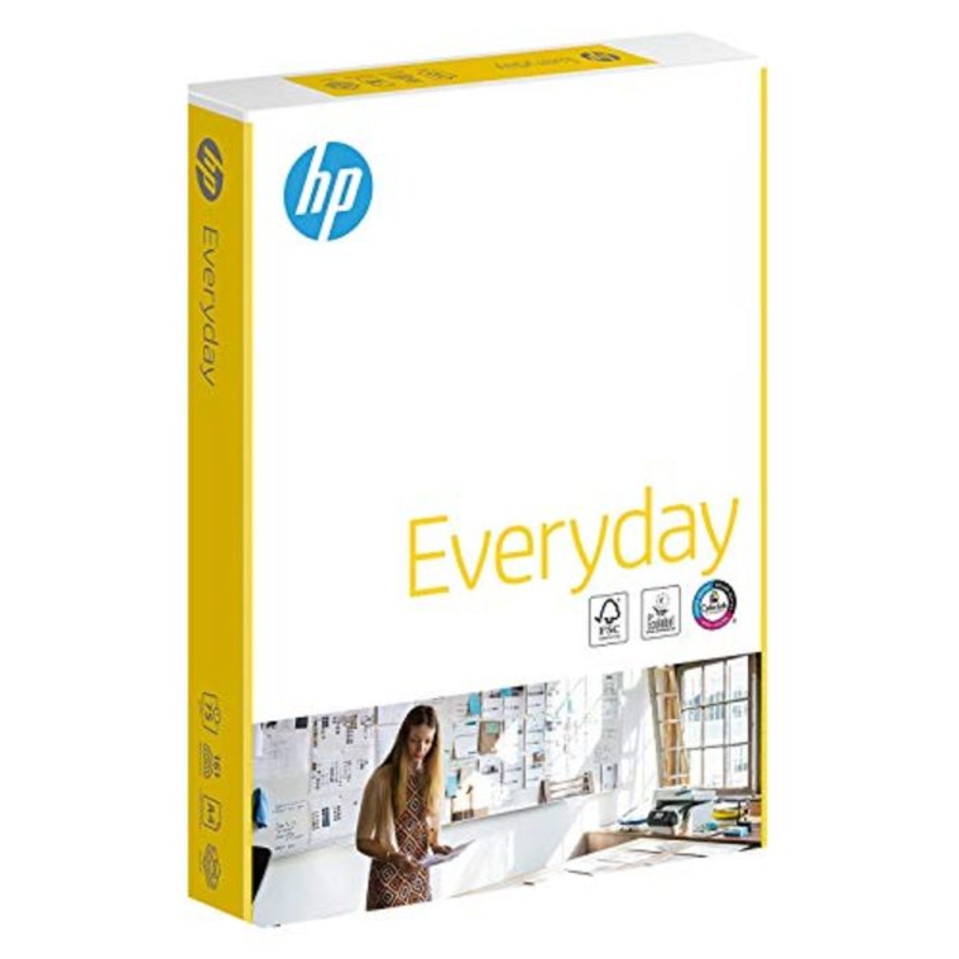 HP Printer Paper, Everyday A4 Paper, 210x297mm, 75gsm, 1 Ream, 500 Sheets - FSC Certif