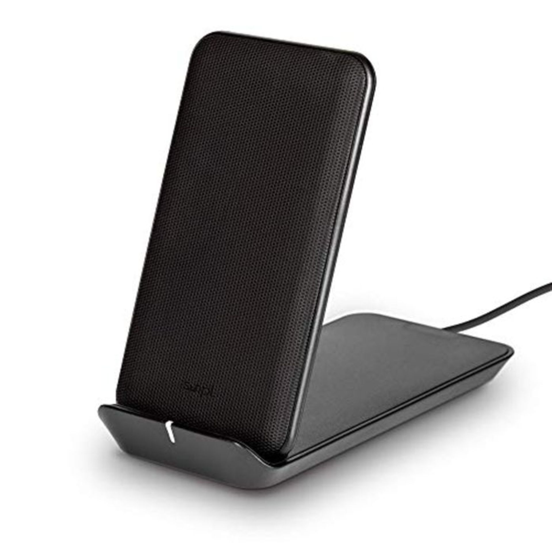 SMPL Fast Wireless Charger, Qi-Certified 10W Wireless Charging Stand, Compatible with