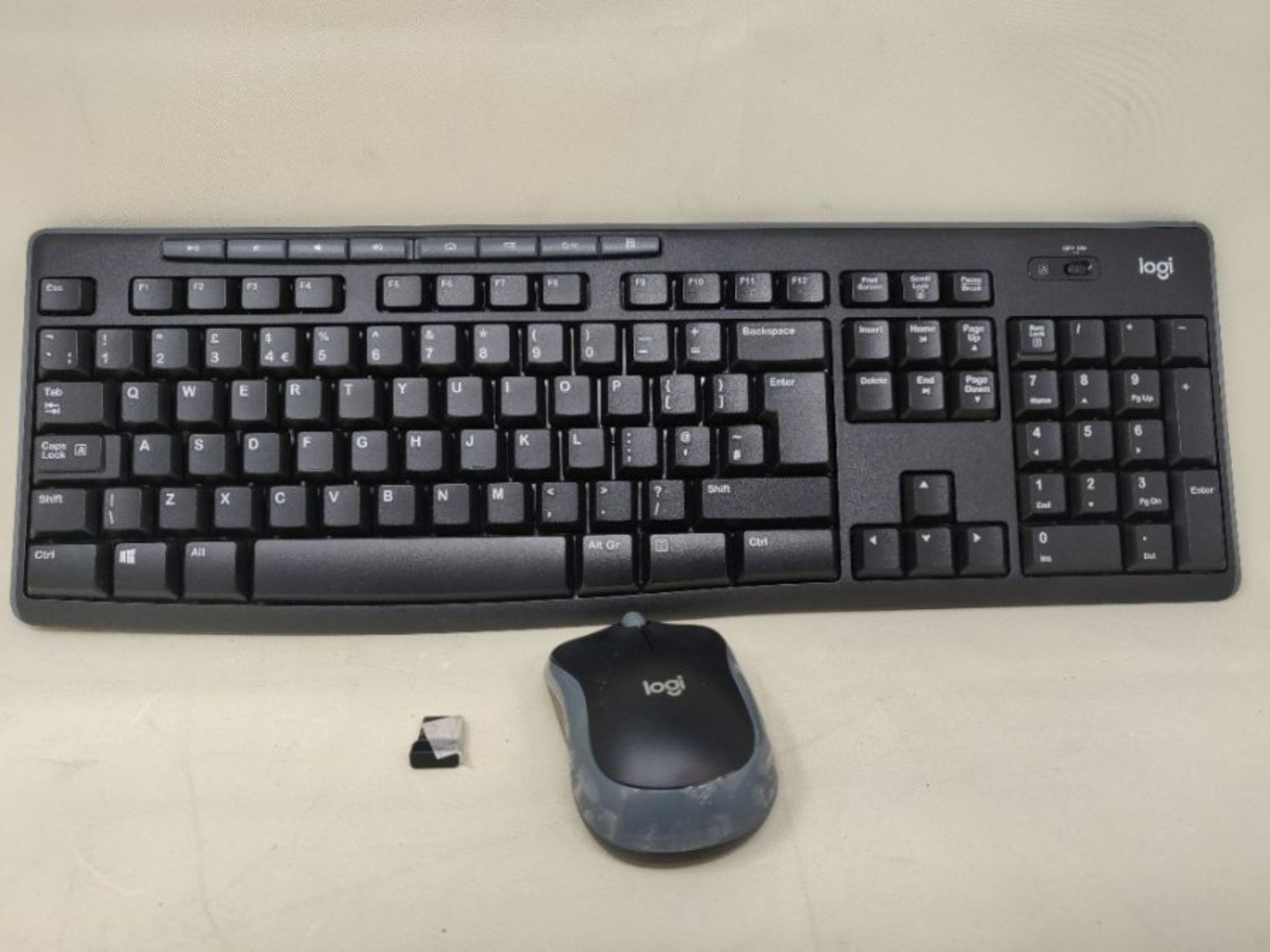 Logitech MK270 Wireless Keyboard and Mouse Combo for Windows, 2.4 GHz Wireless, Compac - Image 2 of 2