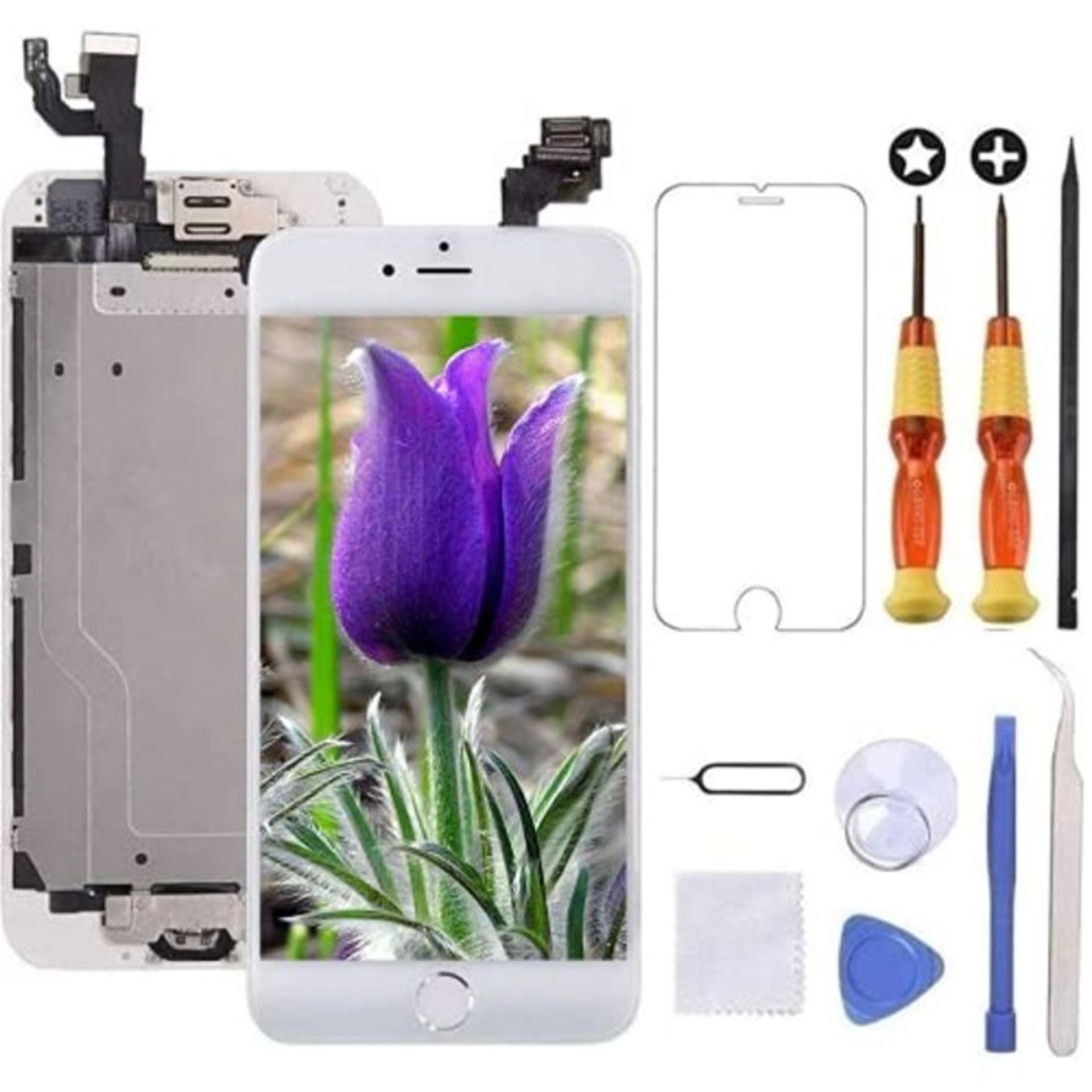 [INCOMPLETE] Brinonac for iPhone 6 Screen Replacement White Touch Display LCD Digitize