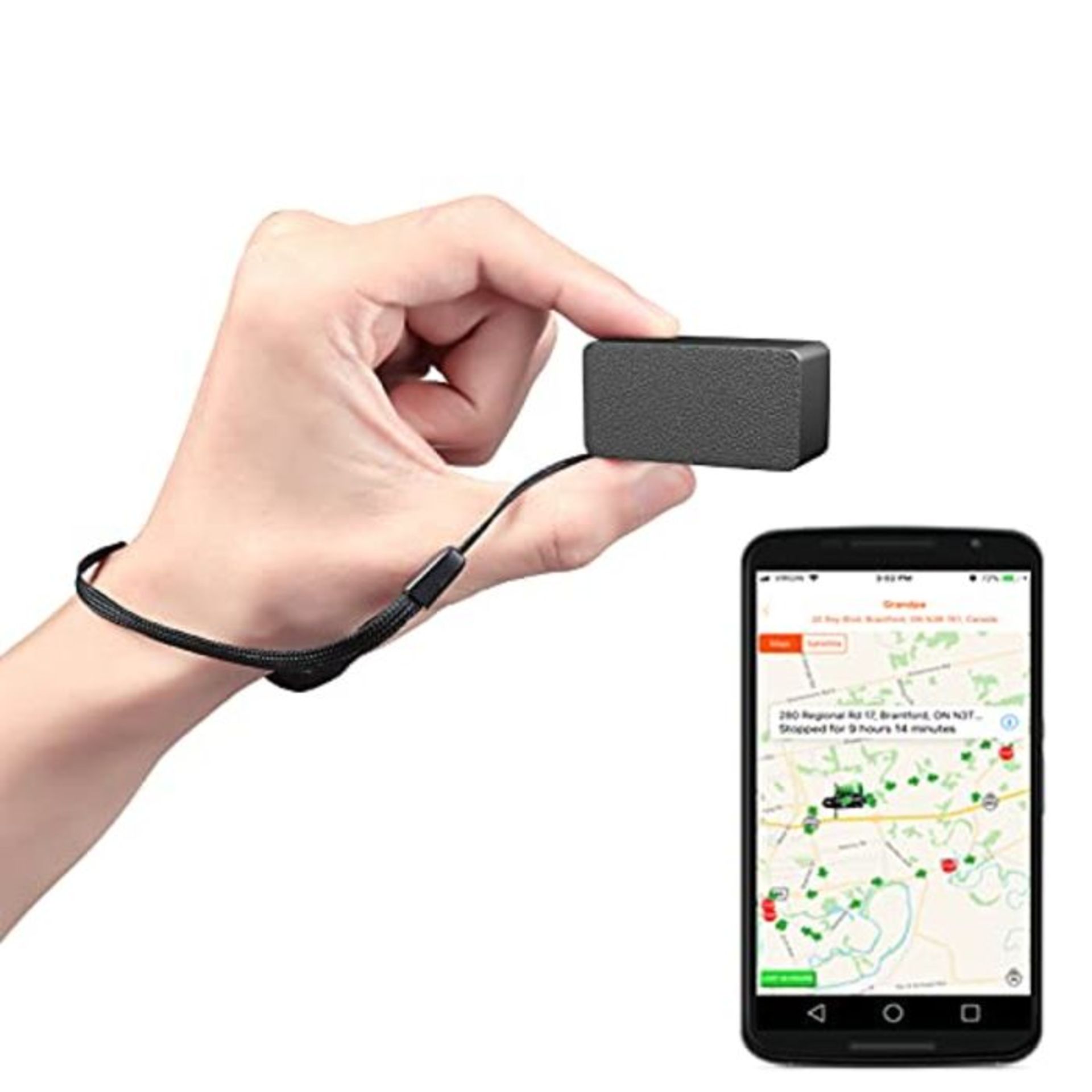LMHOME Mini Gps Tracker kids, gps tracker auto,Real Time Small GPS Tracking Device Loc