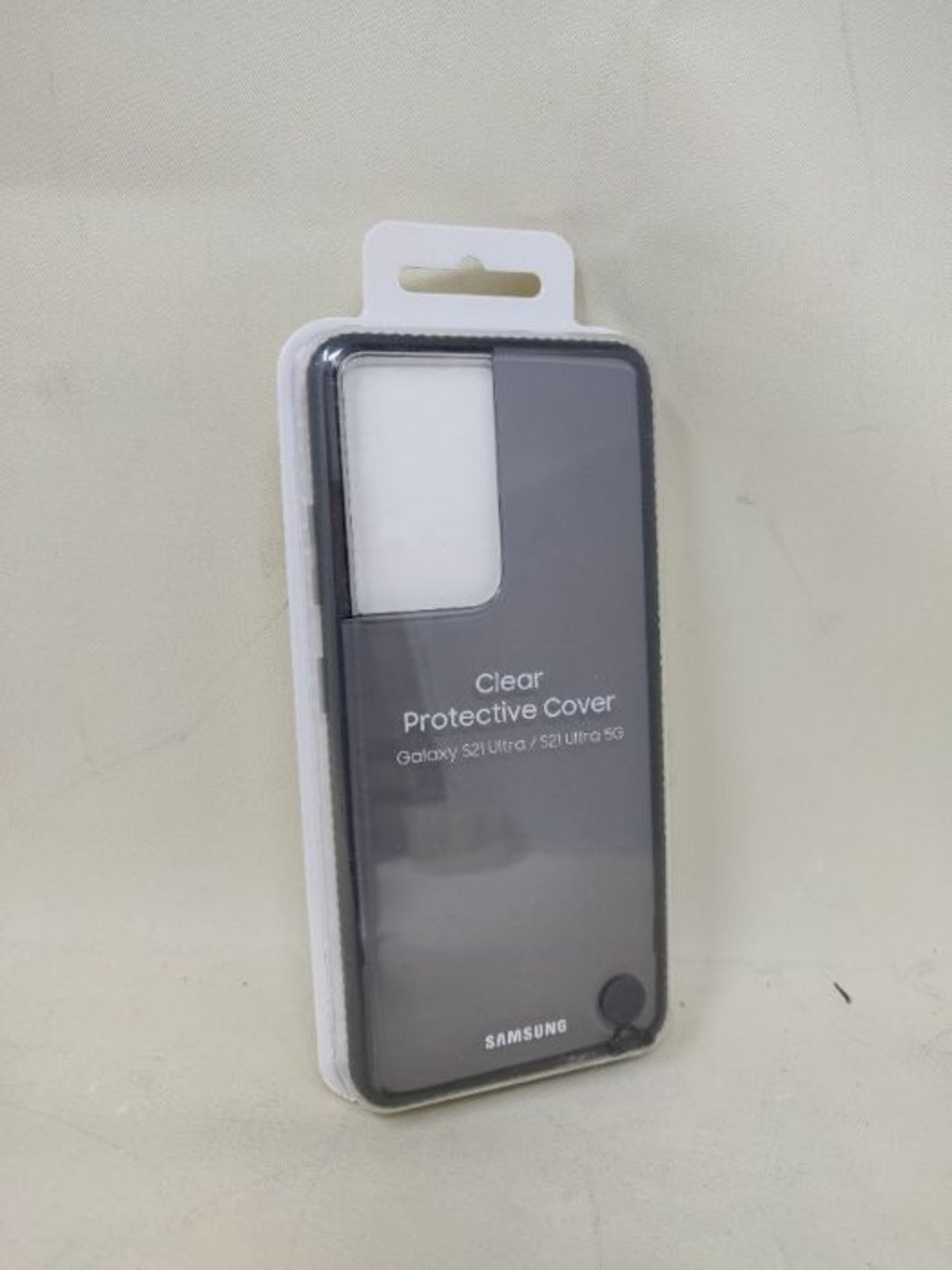 Samsung Galaxy S21 Ultra 5G Clear Protective Cover Black - Image 2 of 3