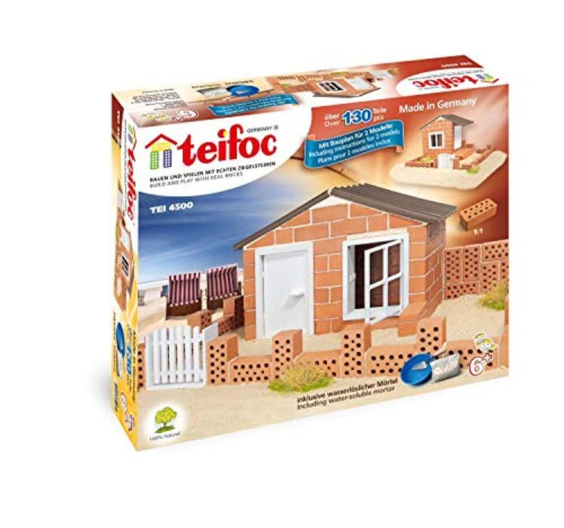 Teifoc 2042822 4500 - Beach House - Build with real Bricks & Cement