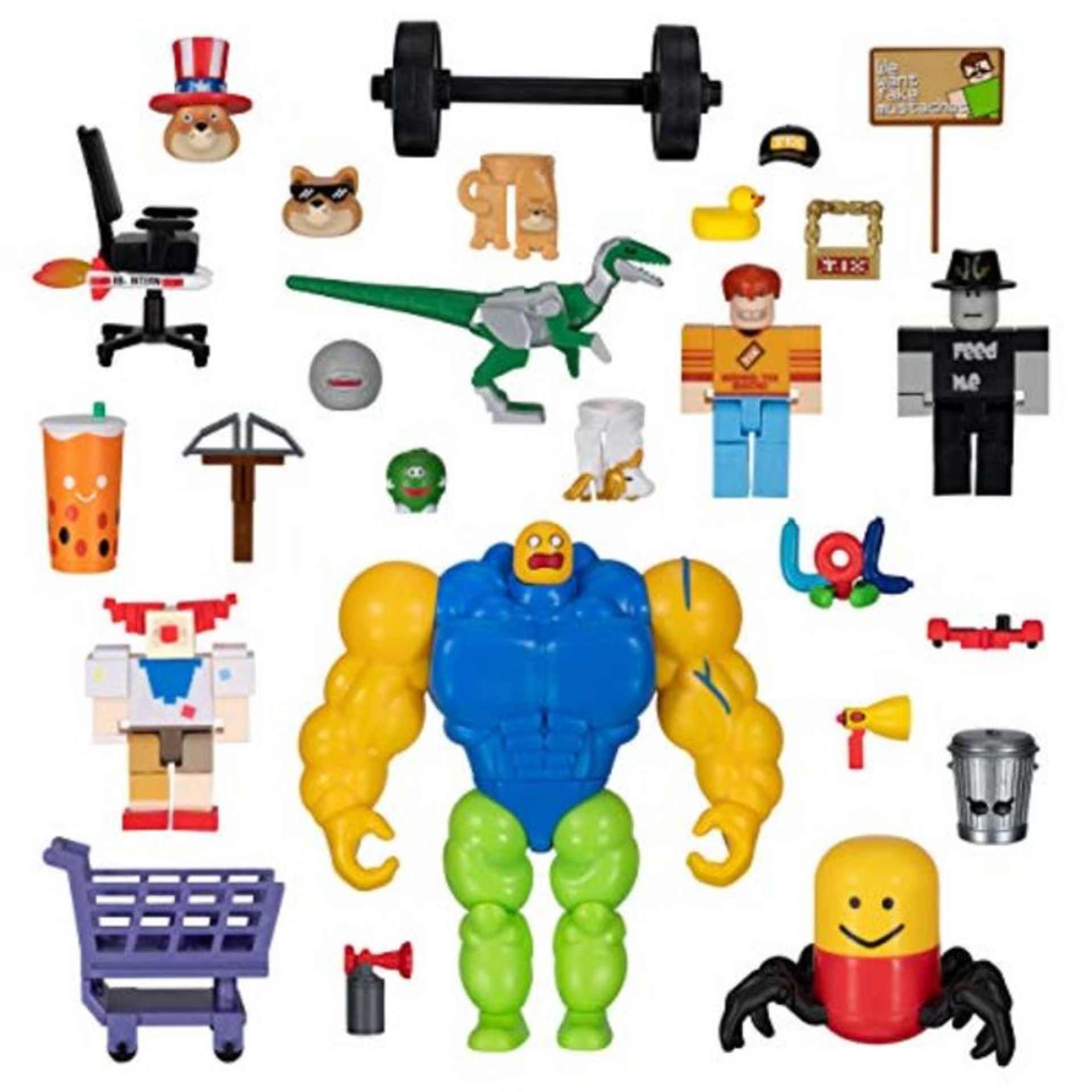 Roblox ROB0338 Action Collection-Meme Pack Playset [Includes Exclusive Virtual Item]