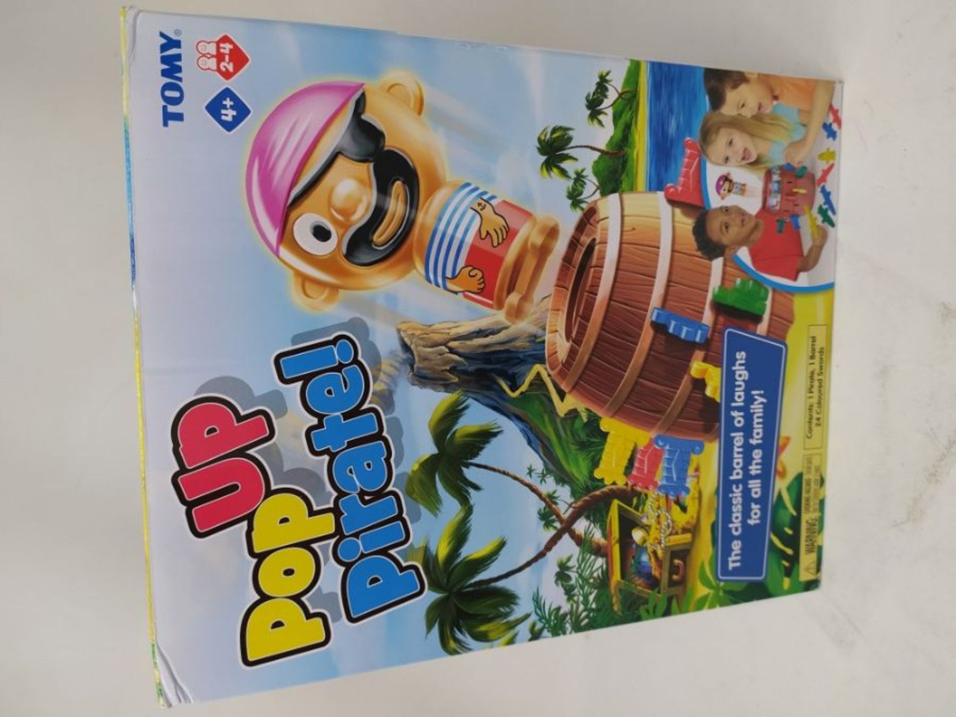 TOMY Games T7028 TOMY Pop Up Pirate Classic Children's Action Board Game Toy, Wood-Cho - Image 2 of 3