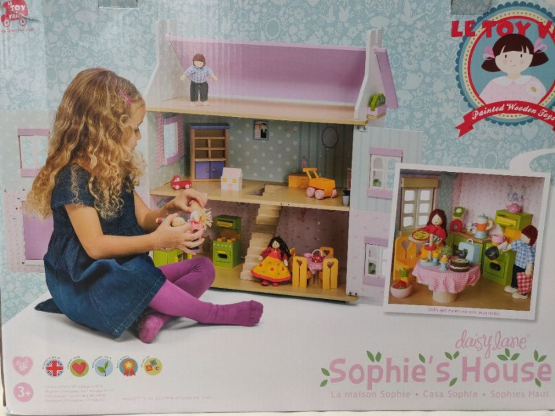 RRP £78.00 Le Toy Van H104 Sophies House, 3 Years - Image 2 of 3