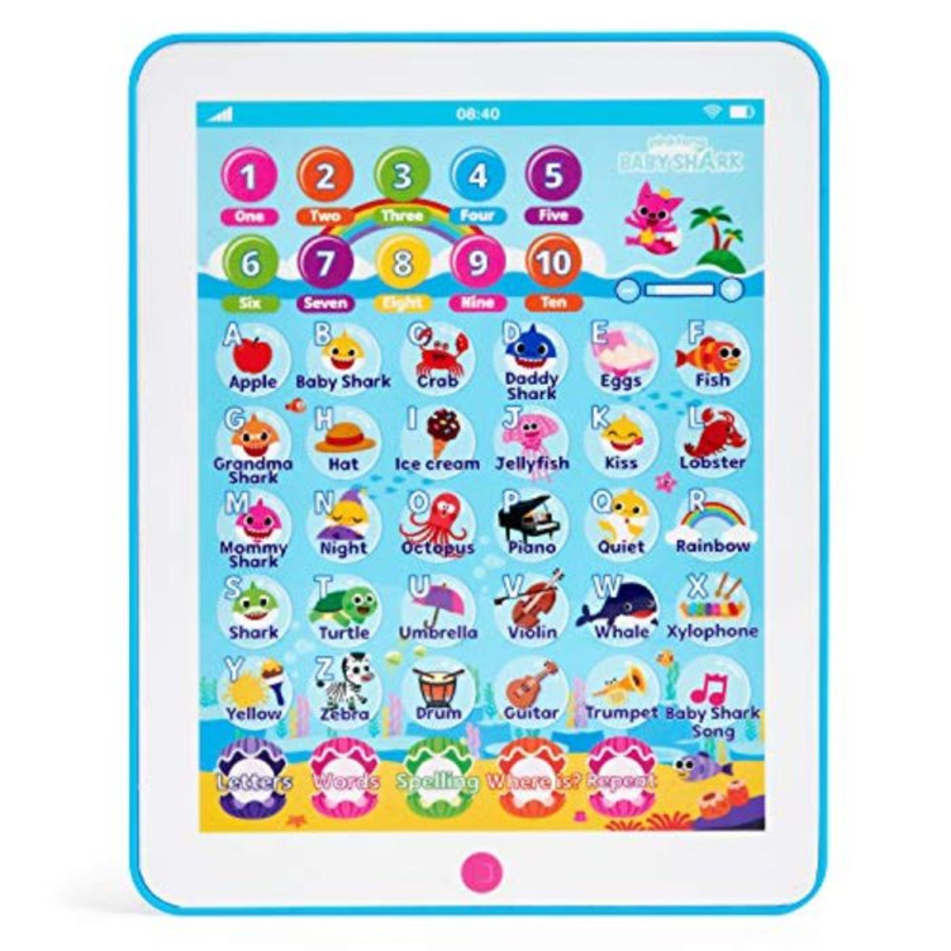 Pinkfong Baby Shark 61069 WowWee Pinkfong Tablet - Educational Preschool Toy