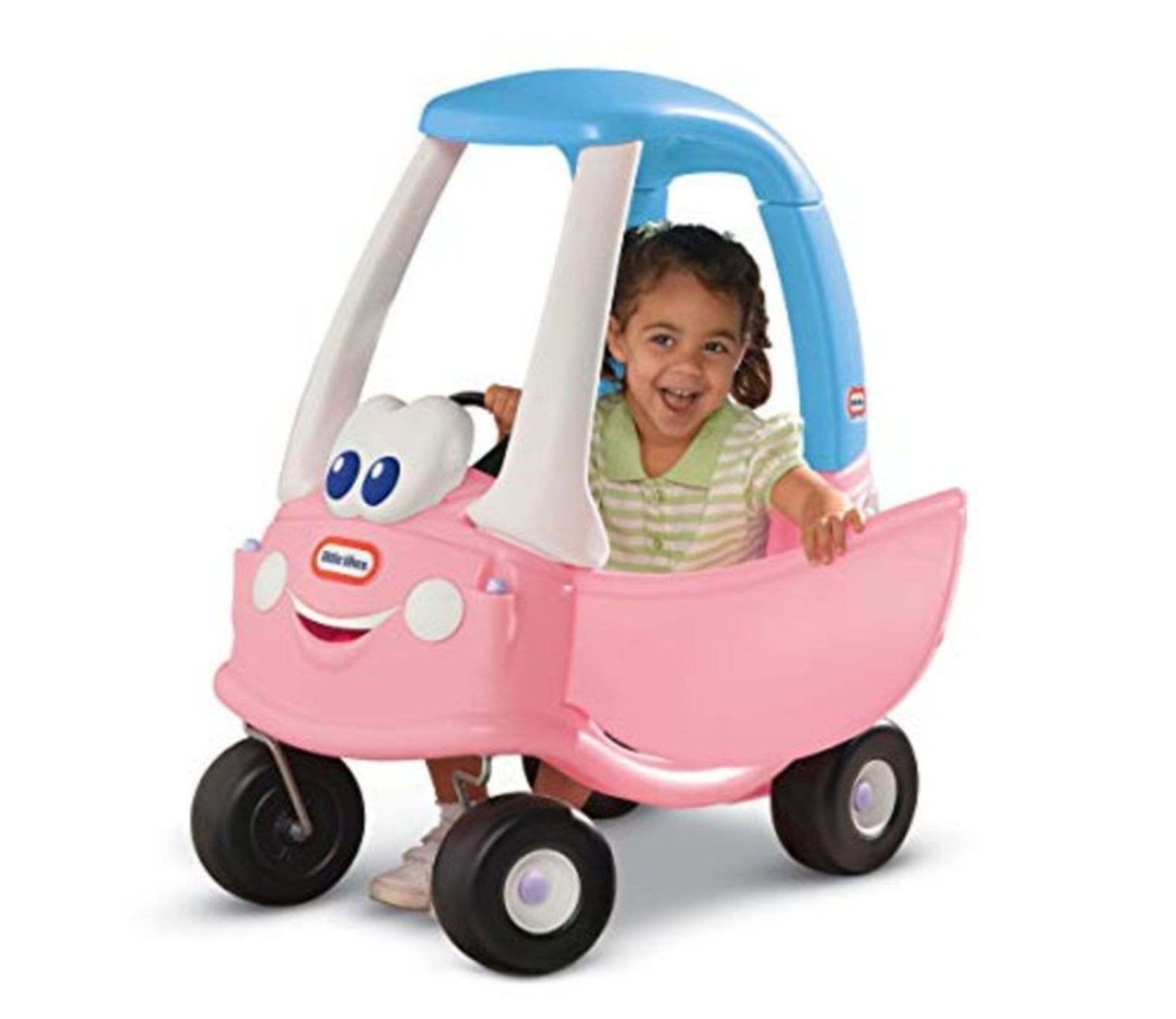 Little Tikes Princess Cozy Coupe Car - Ride-On with Real Working Horn, Clicking Igniti