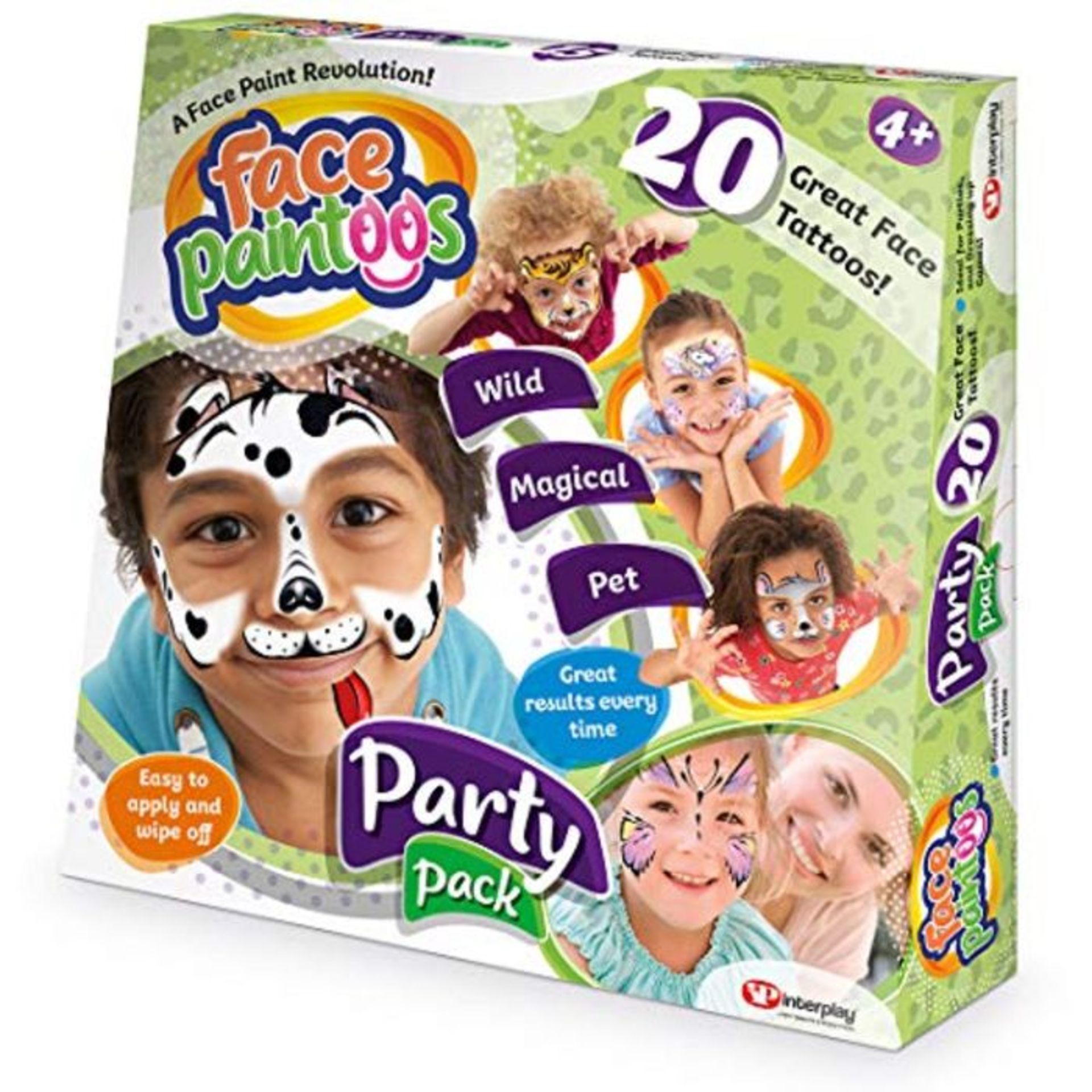 Face Paintoos FP101 Party Pack Face Paint, Multi