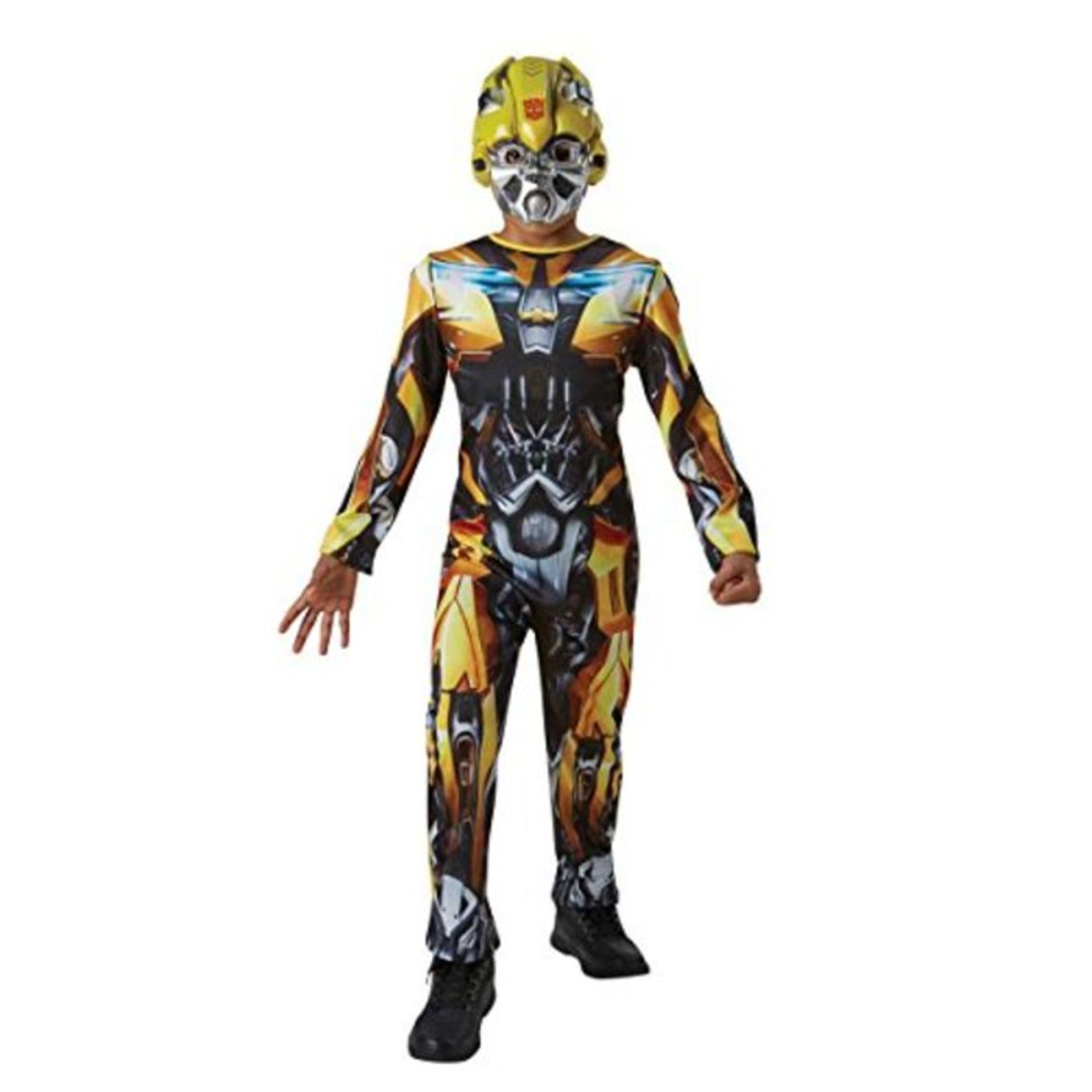 Rubie's Official Transformers The Last Knight Bumblebee Childs Costume, Small 3-4 Year