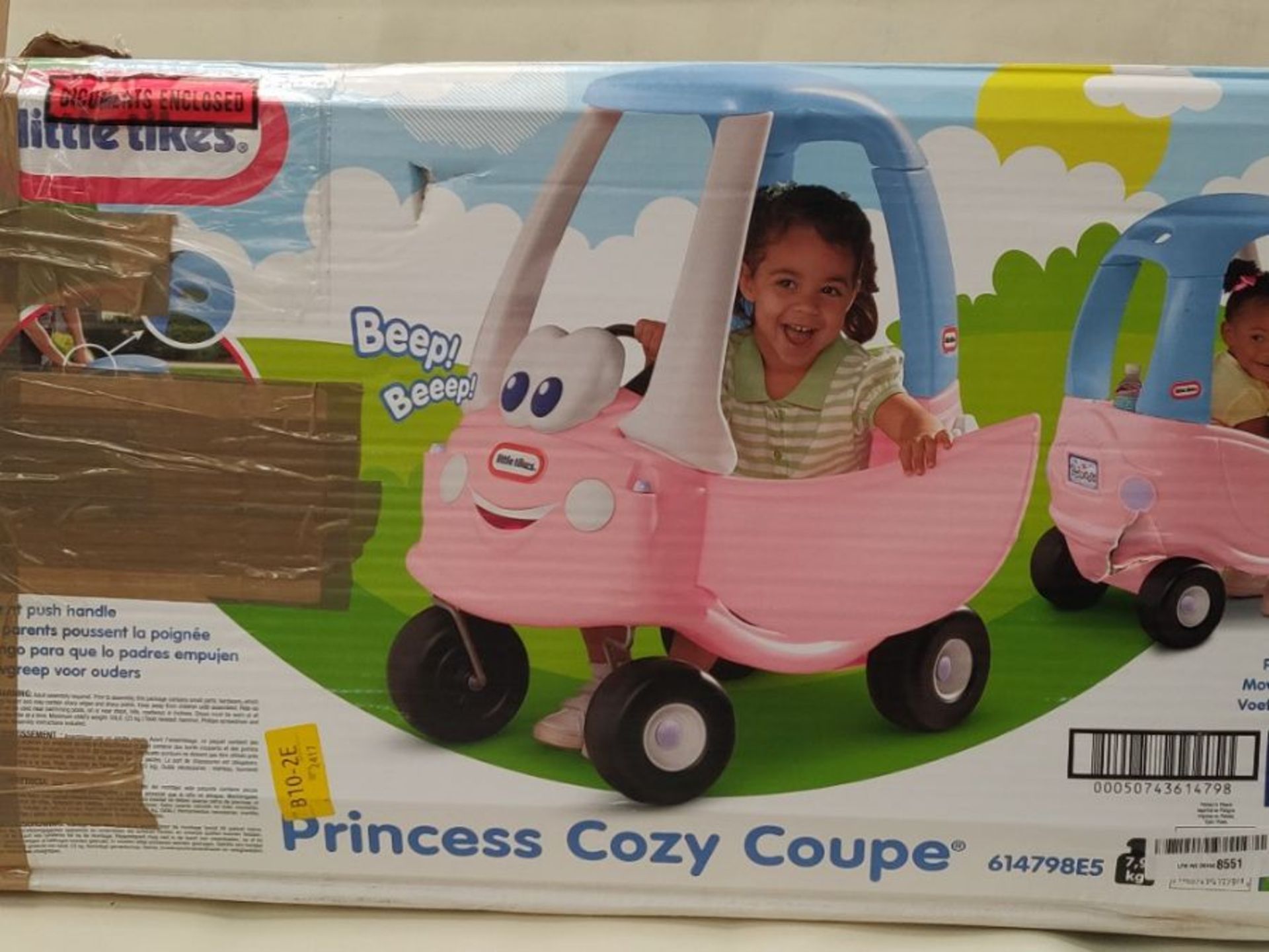 Little Tikes Princess Cozy Coupe Car - Ride-On with Real Working Horn, Clicking Igniti - Image 2 of 3