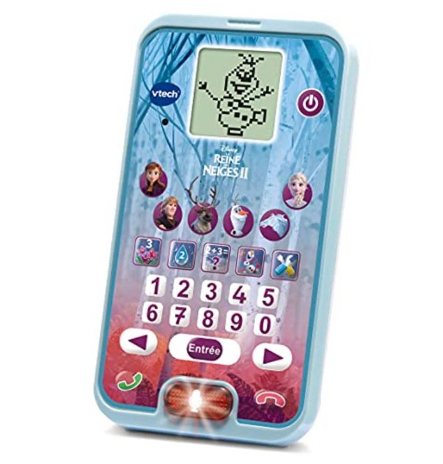 VTech- Frozen II Interactive Toy Phone, Multicoloured (3480-526122)