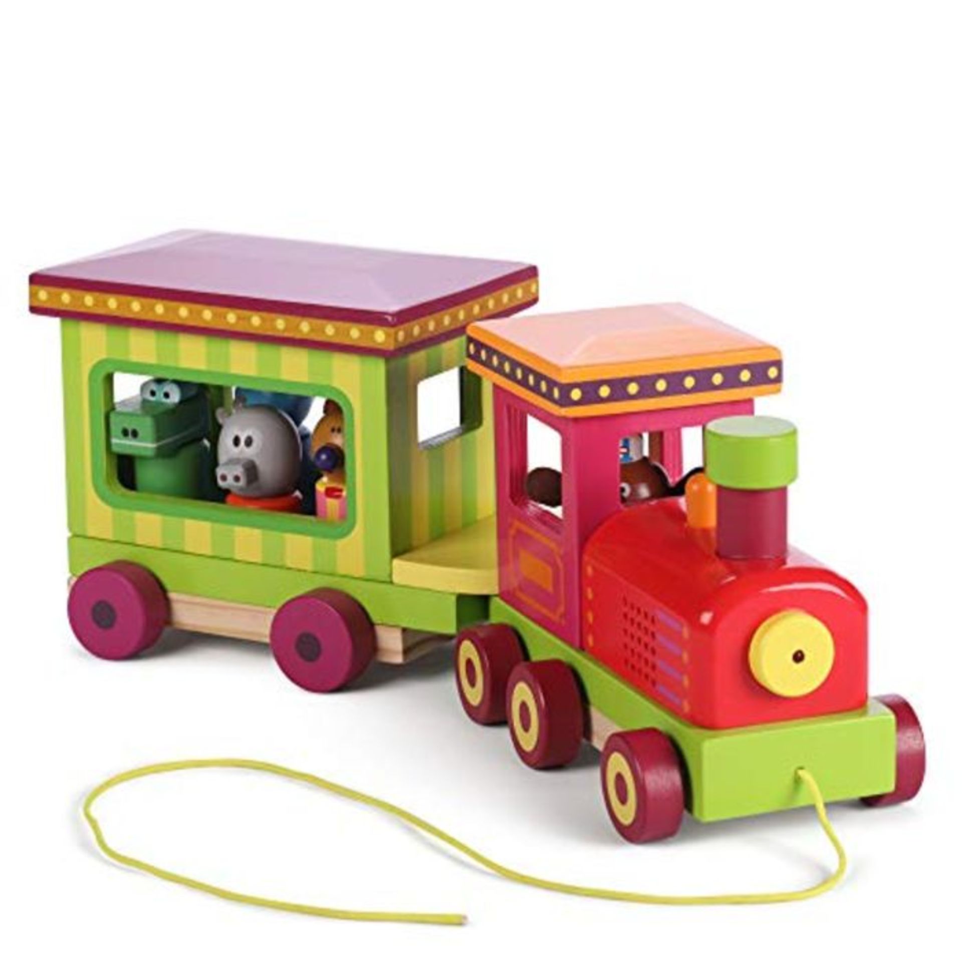 Hey Duggee 9090 Light and Sound Train, Multi Wooden