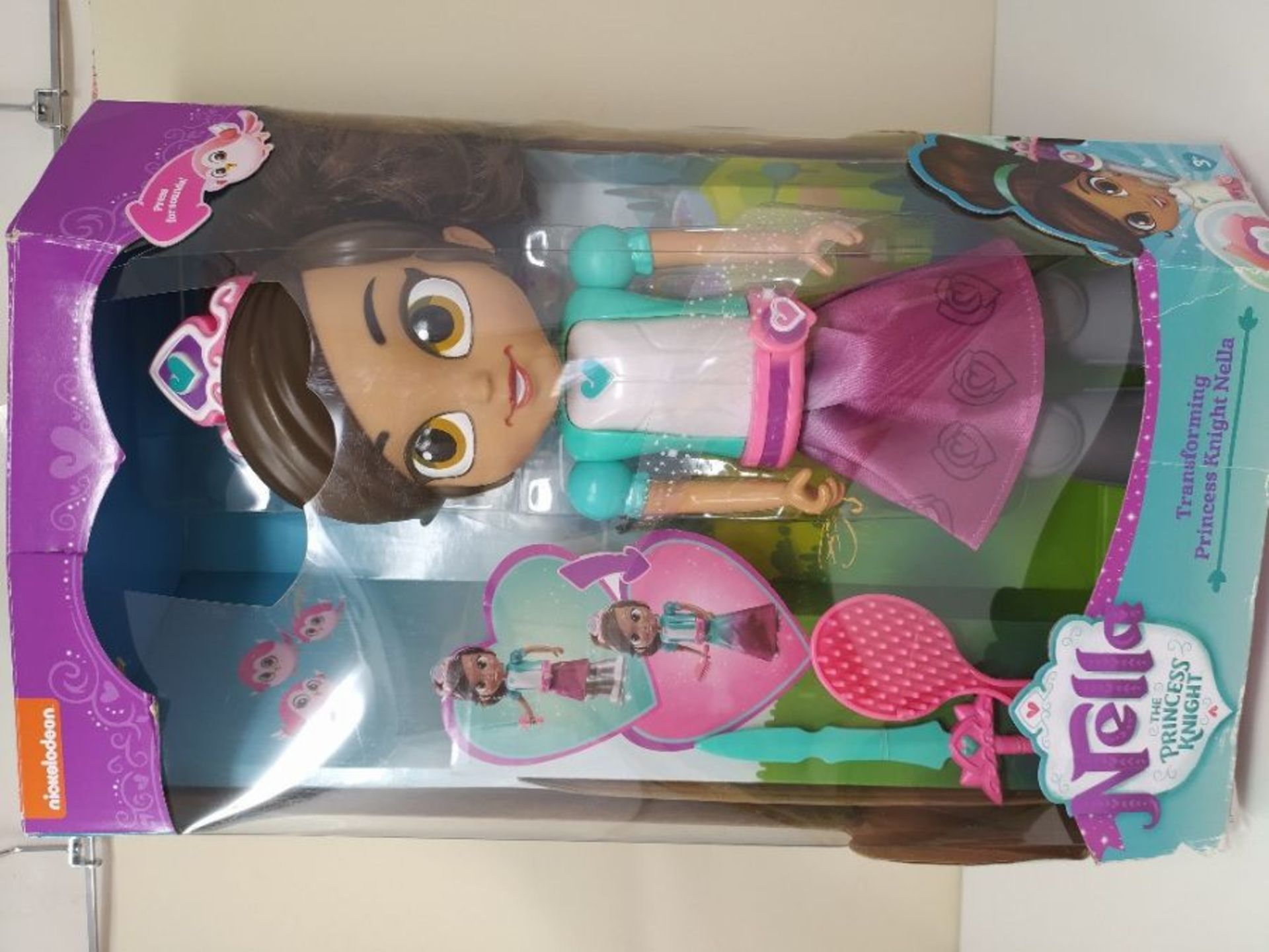 Nella The Princess Knight Transforming and Singing Doll, Includes Hair Brush and Sword