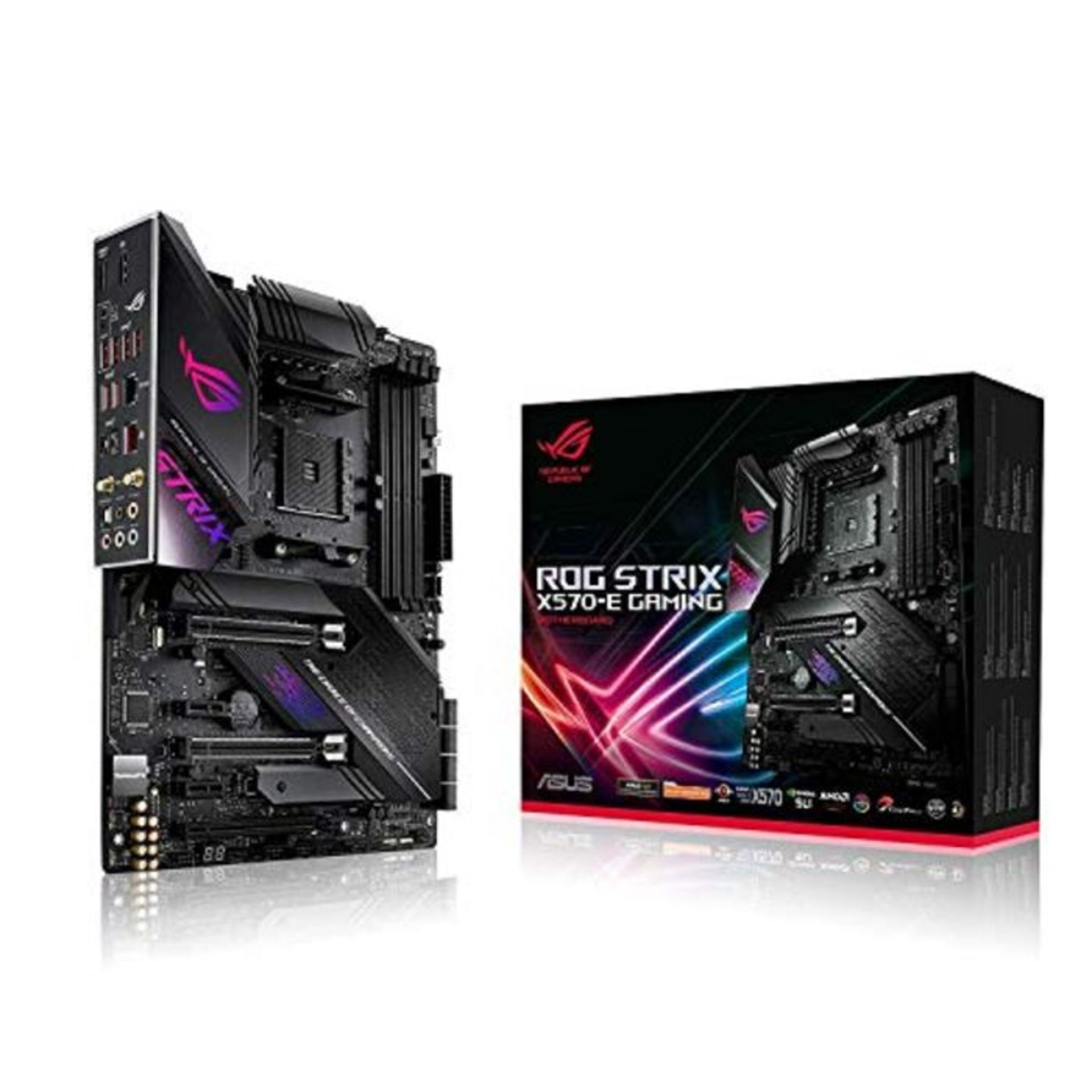 RRP £304.00 ASUS ROG Strix X570-E Gaming ATX Motherboard, AMD Socket AM4, Ryzen 3000, 16 Power Sta