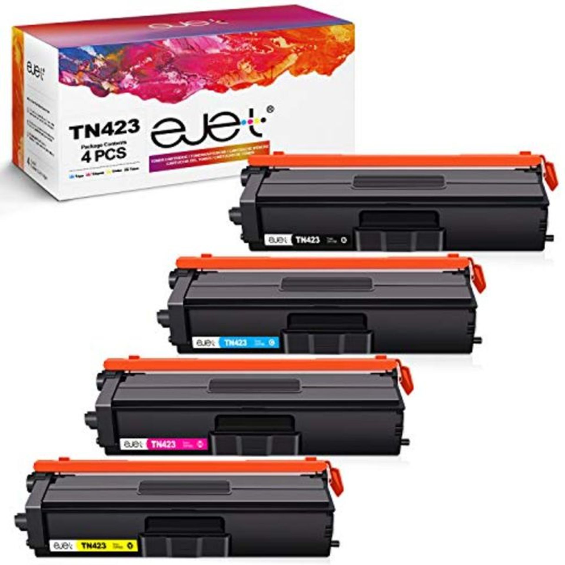ejet TN423 TN421 Toner Cartridges for Brother TN-423 TN-421 for HL-L8260CDW HL-L8360CD