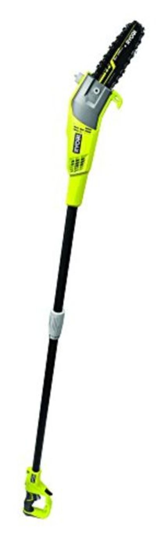 RRP £91.00 Ryobi RPP750S Pole Pruner with Extension Pole, 750 W - Hyper Green