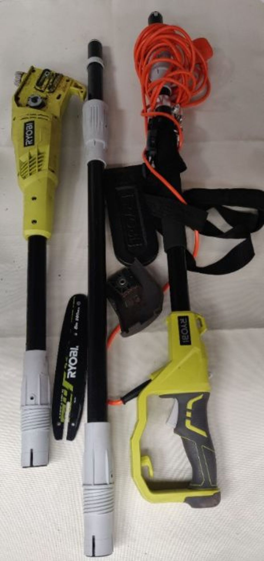 RRP £91.00 Ryobi RPP750S Pole Pruner with Extension Pole, 750 W - Hyper Green - Image 2 of 3