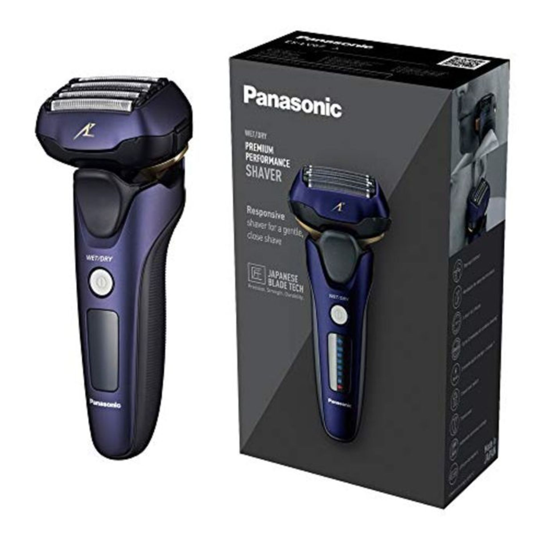 RRP £89.00 Panasonic ES-LV67 Wet and Dry Rechargeable Electric 5-Blade Shaver for Men (UK 2 Pin P