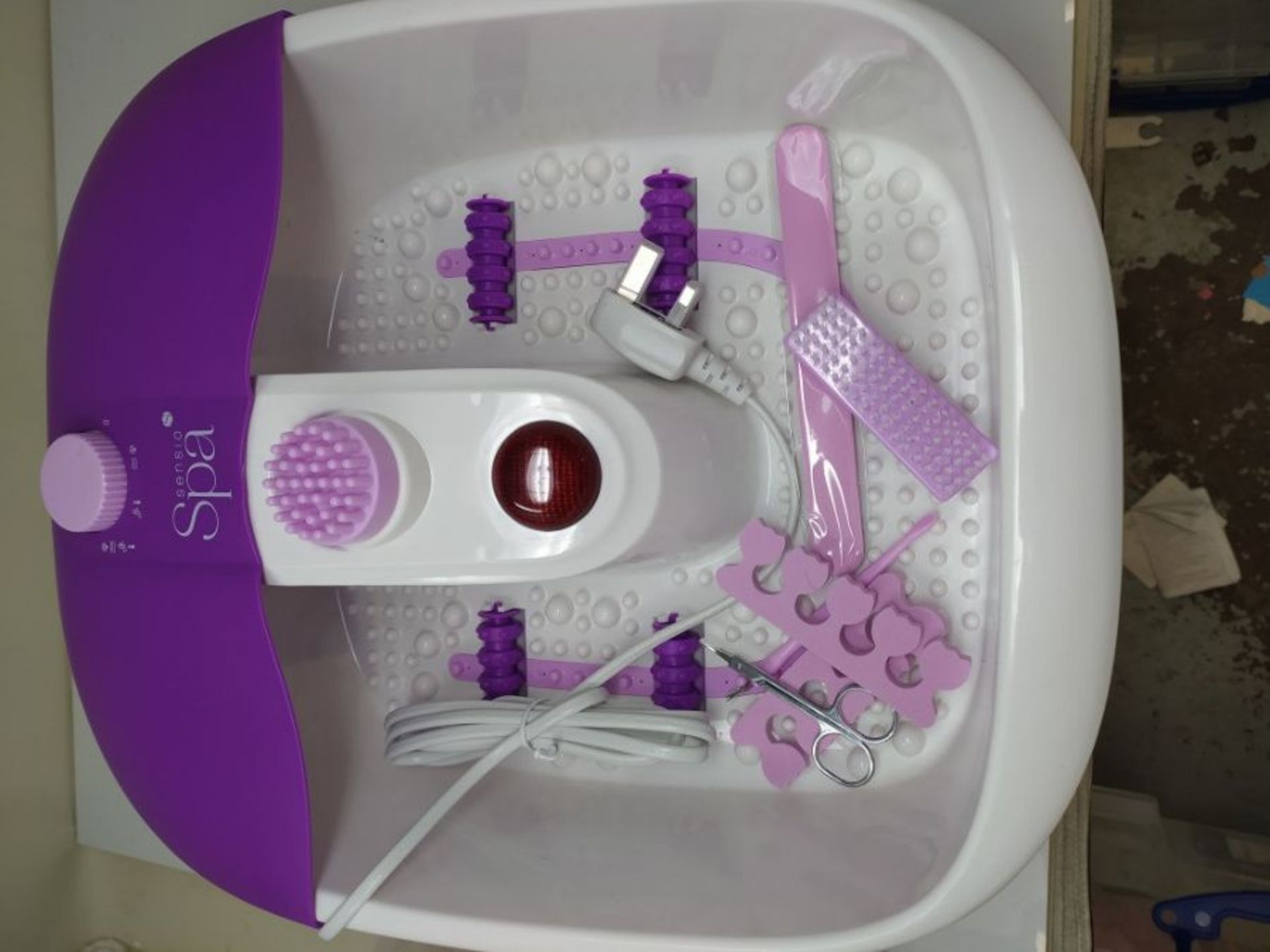 Sensio Foot Spa Massager Pedicure Bath â¬  Nine accessories - Pamper Your Feet wi - Image 2 of 2