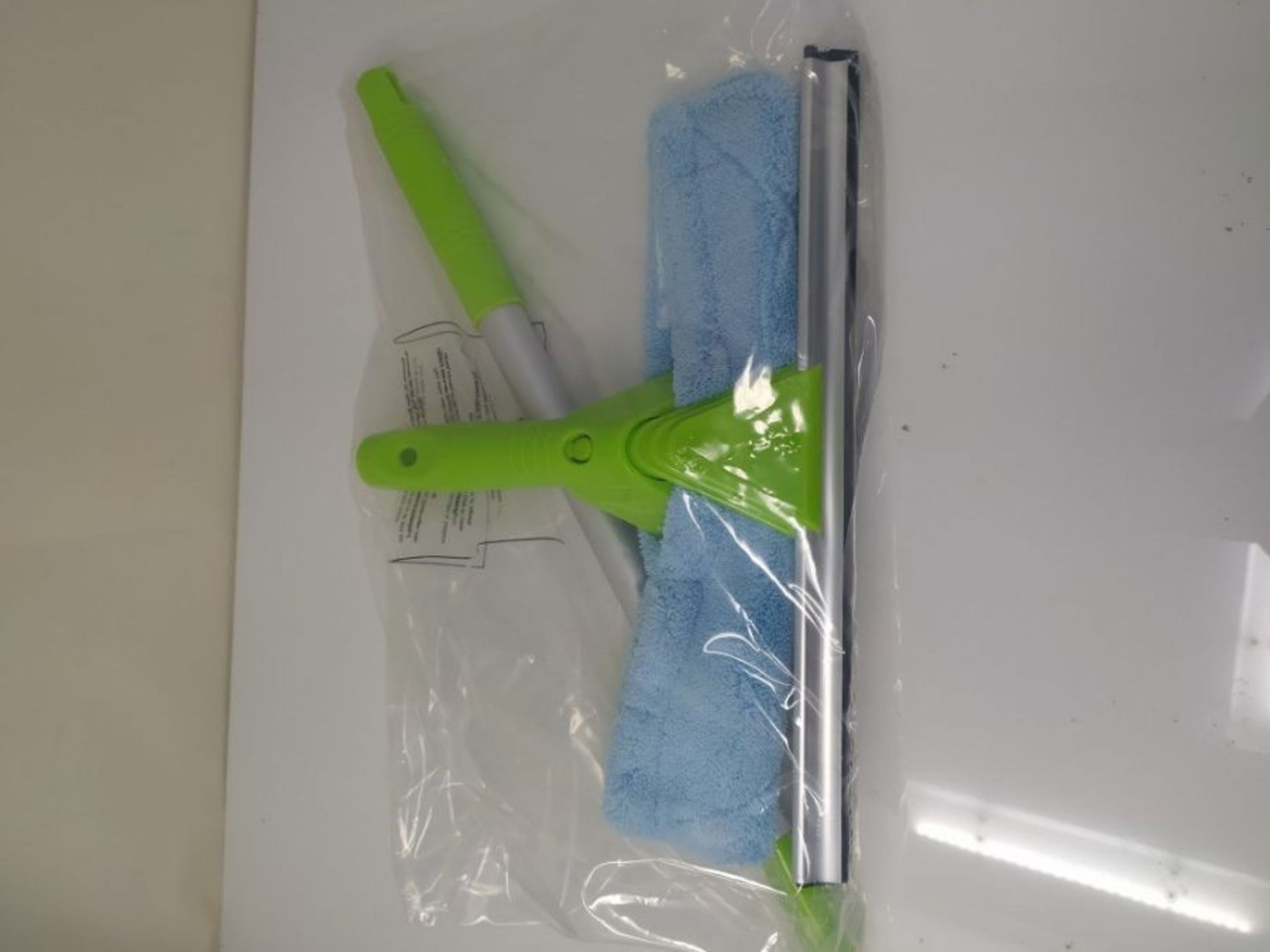Window Squeegee Cleaner, 2 in 1 Squeegee with Extension Pole 90cm Telescopic Window Gl - Image 2 of 2