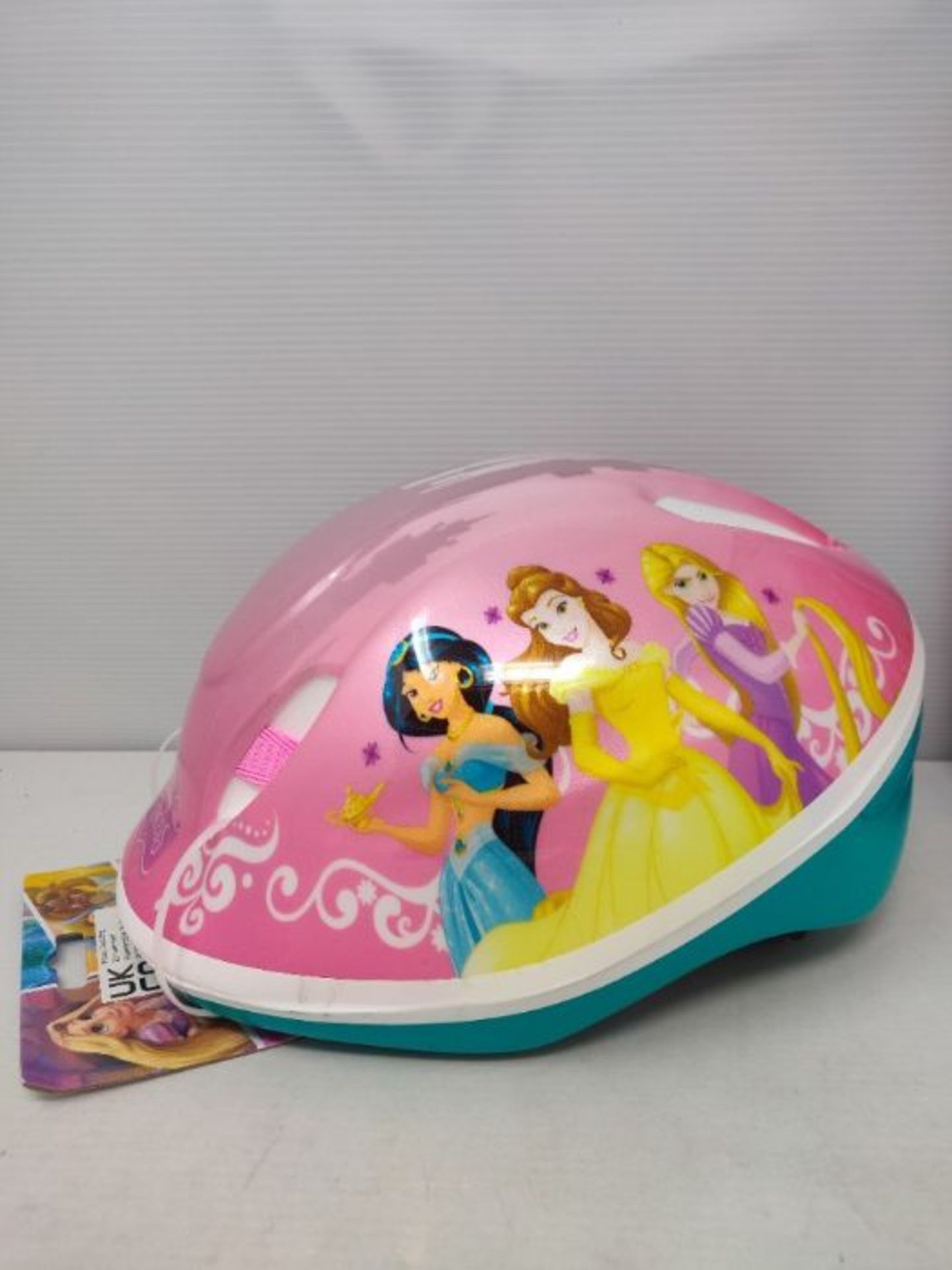 Disney Princess Girls Safety Helmet, Purple, 48-54cm - Image 3 of 3