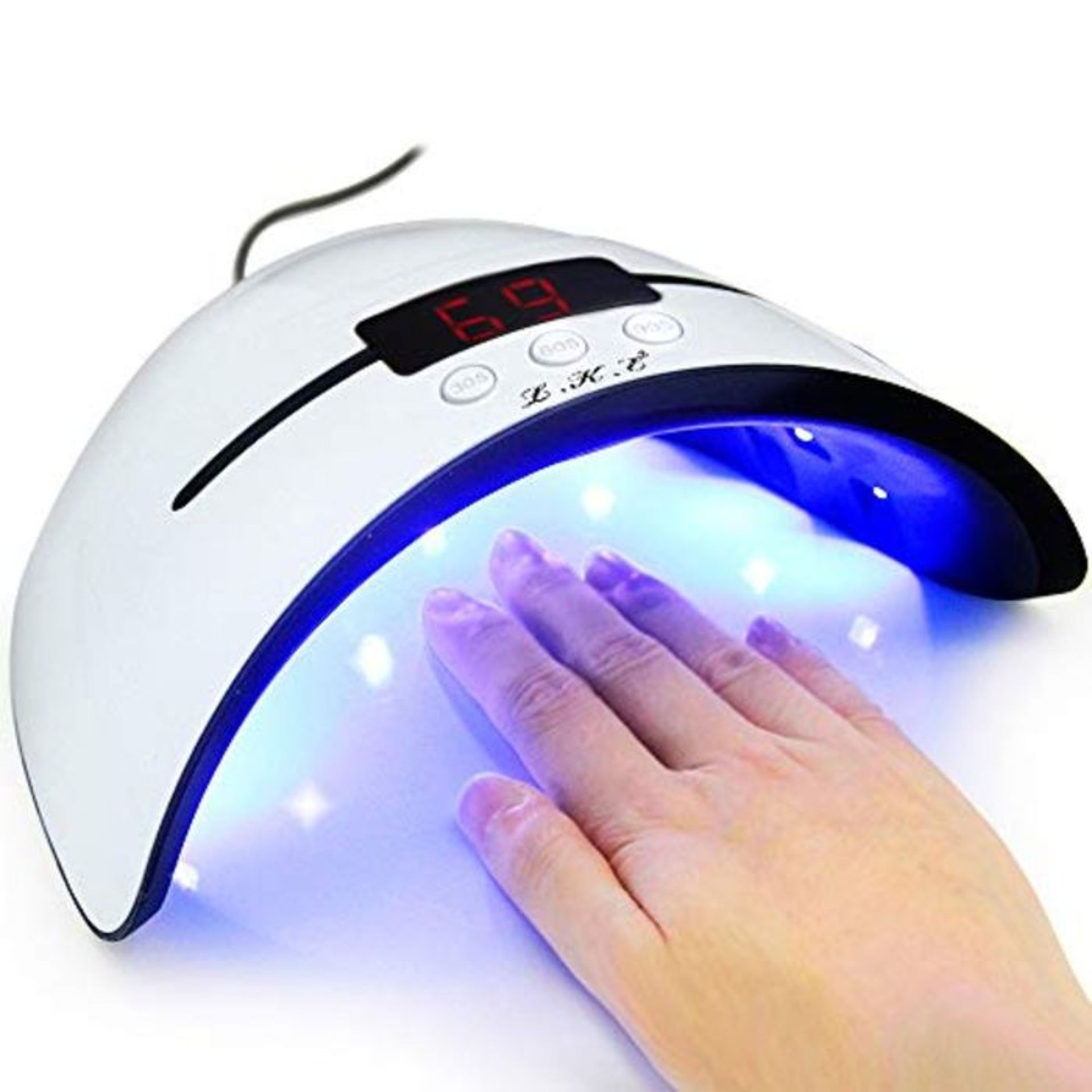 LED UV Nail Lamps for Gel Nail Polish Nail Dryer Curing Lamp with 3 Timers Auto Sensor