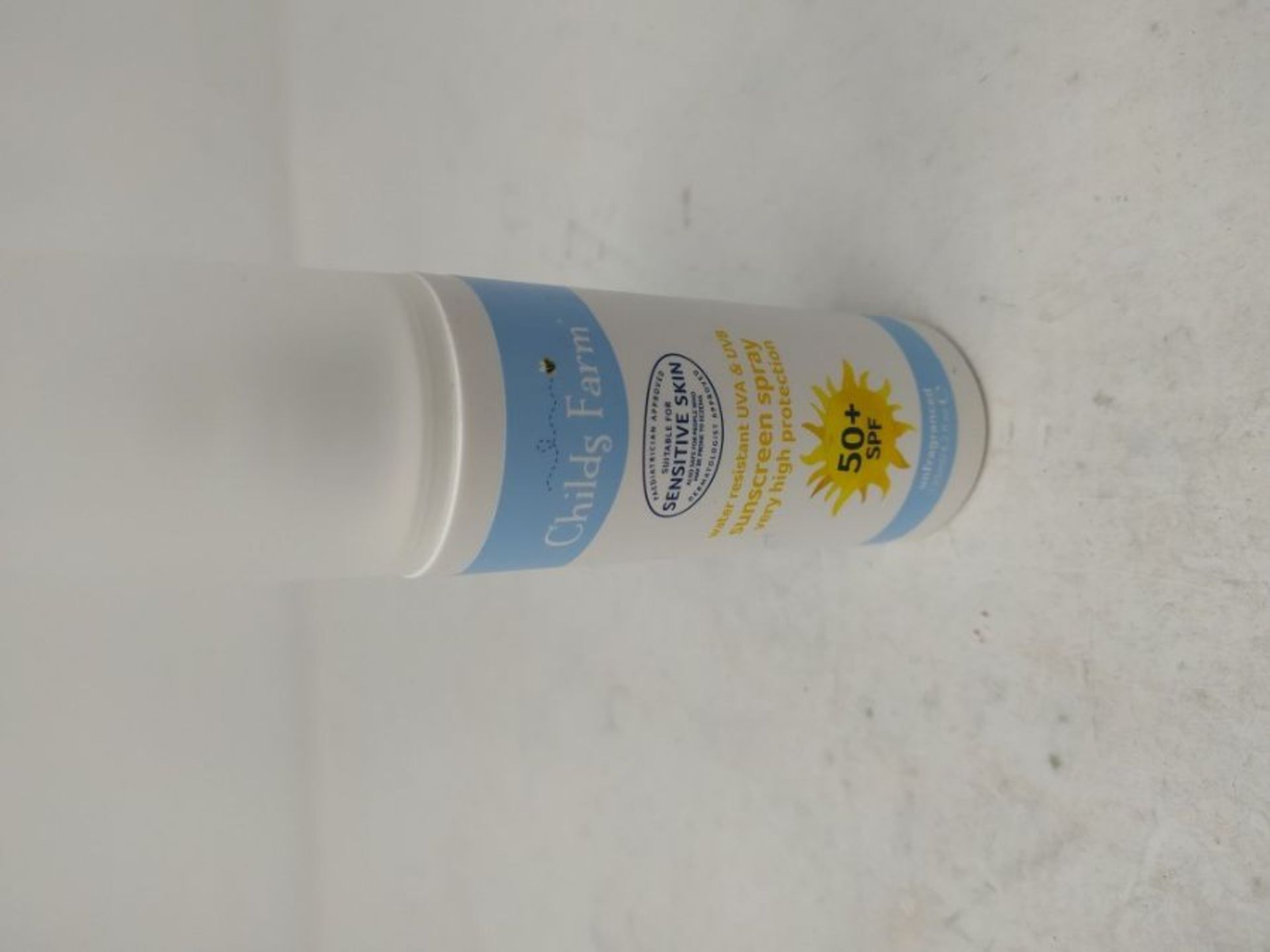 Childs Farm SPF 50+ Spray-On Sun Lotion Very High UVA/UVB Protection For Sensitive Ski - Image 2 of 2