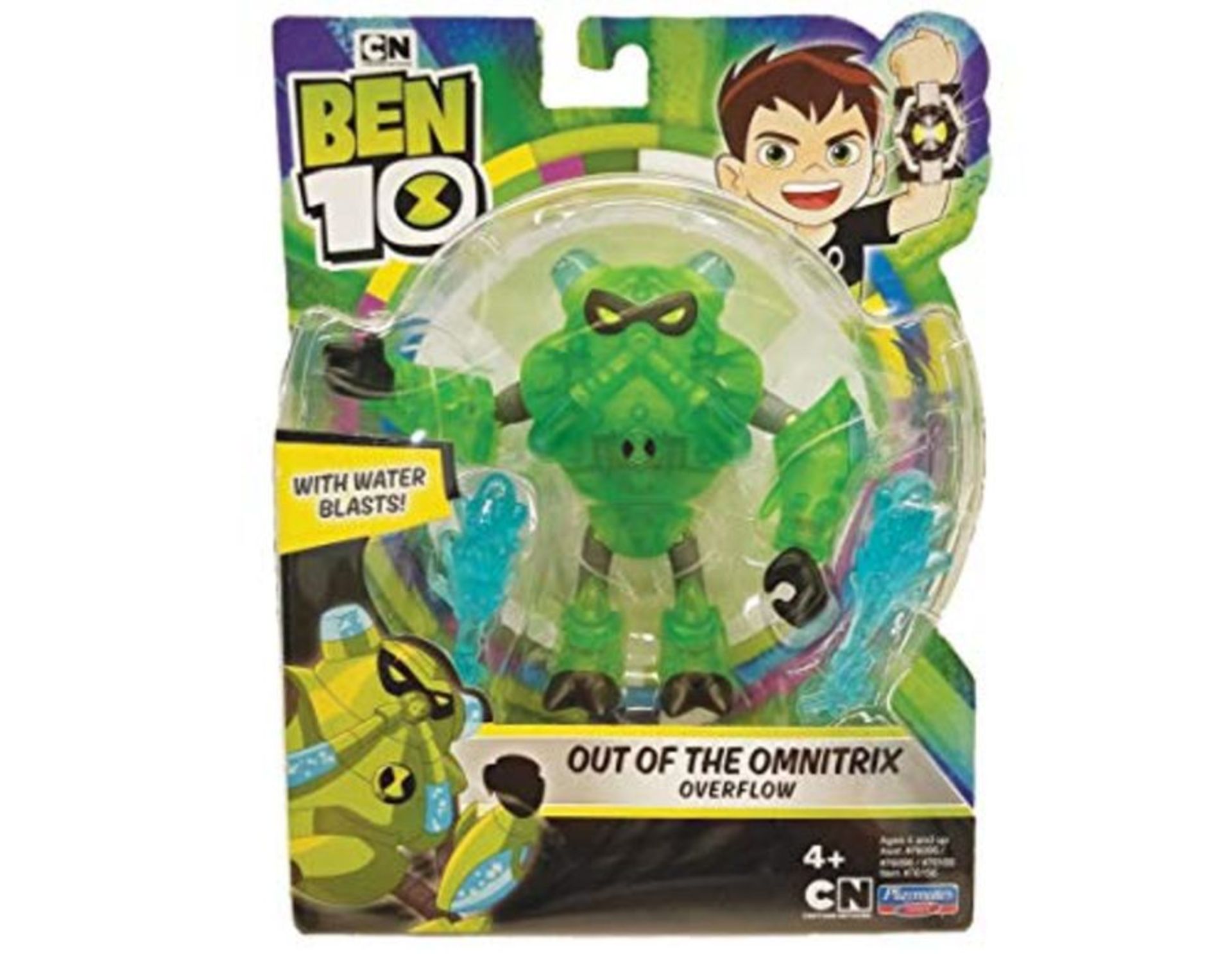 Ben 10 BEN47210 Action, Translucent Figure-Overflow (Out of Omnitrix)